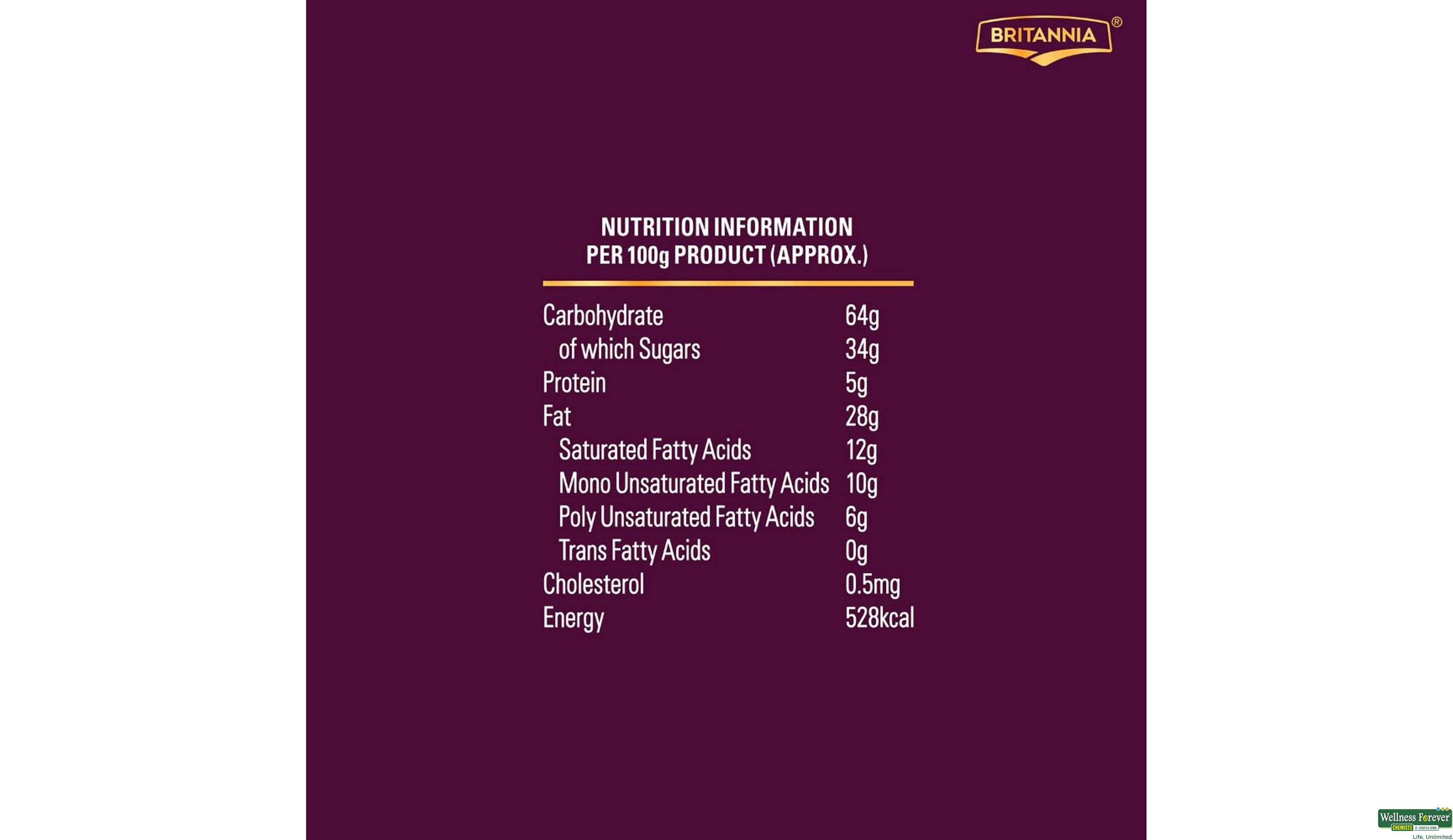 BRIT BISC PUREMAGIC CHOC 75GM- 5, 75GM, 