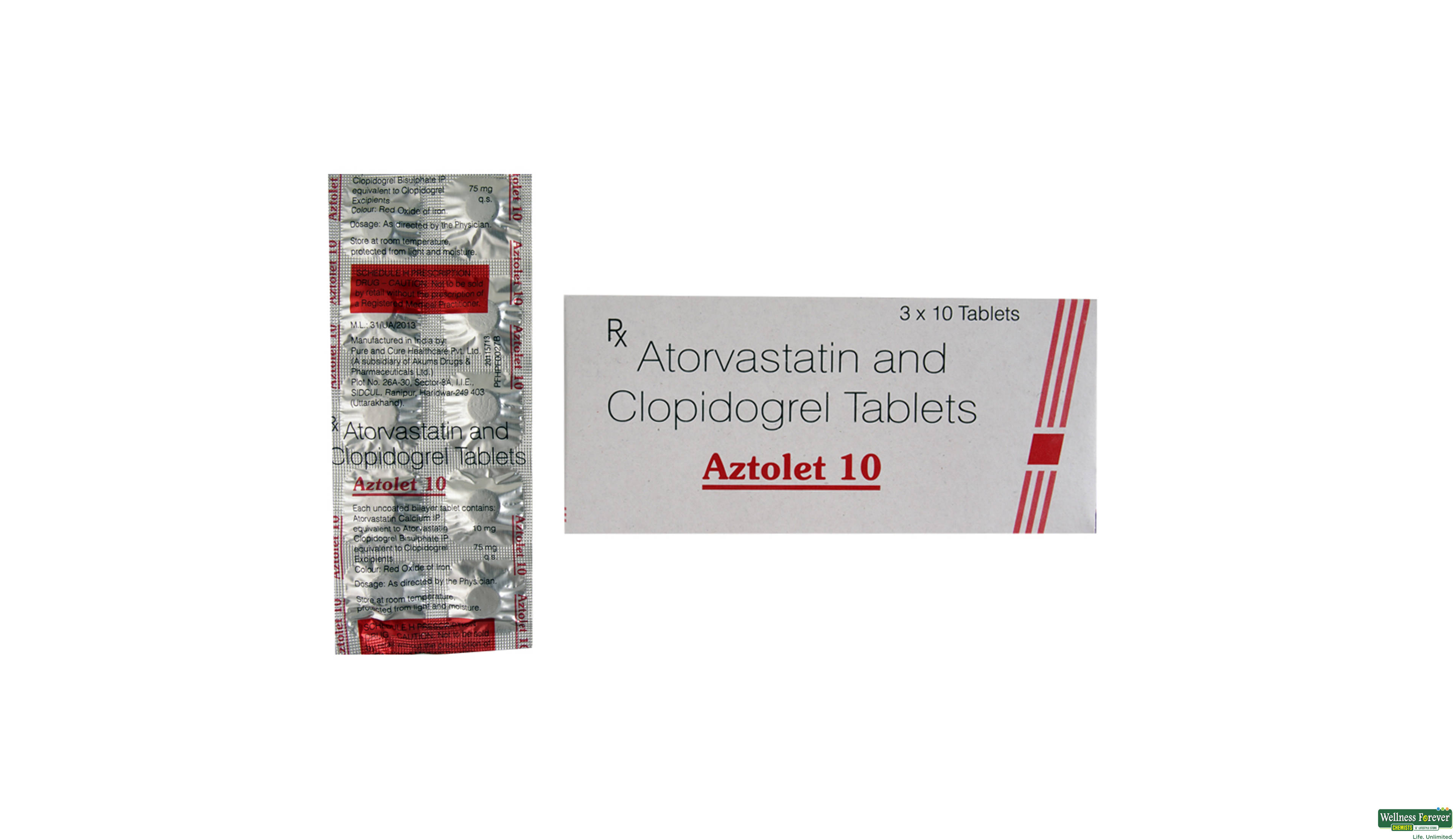 AZTOLET 10MG 10TAB- 1, 10TAB, 
