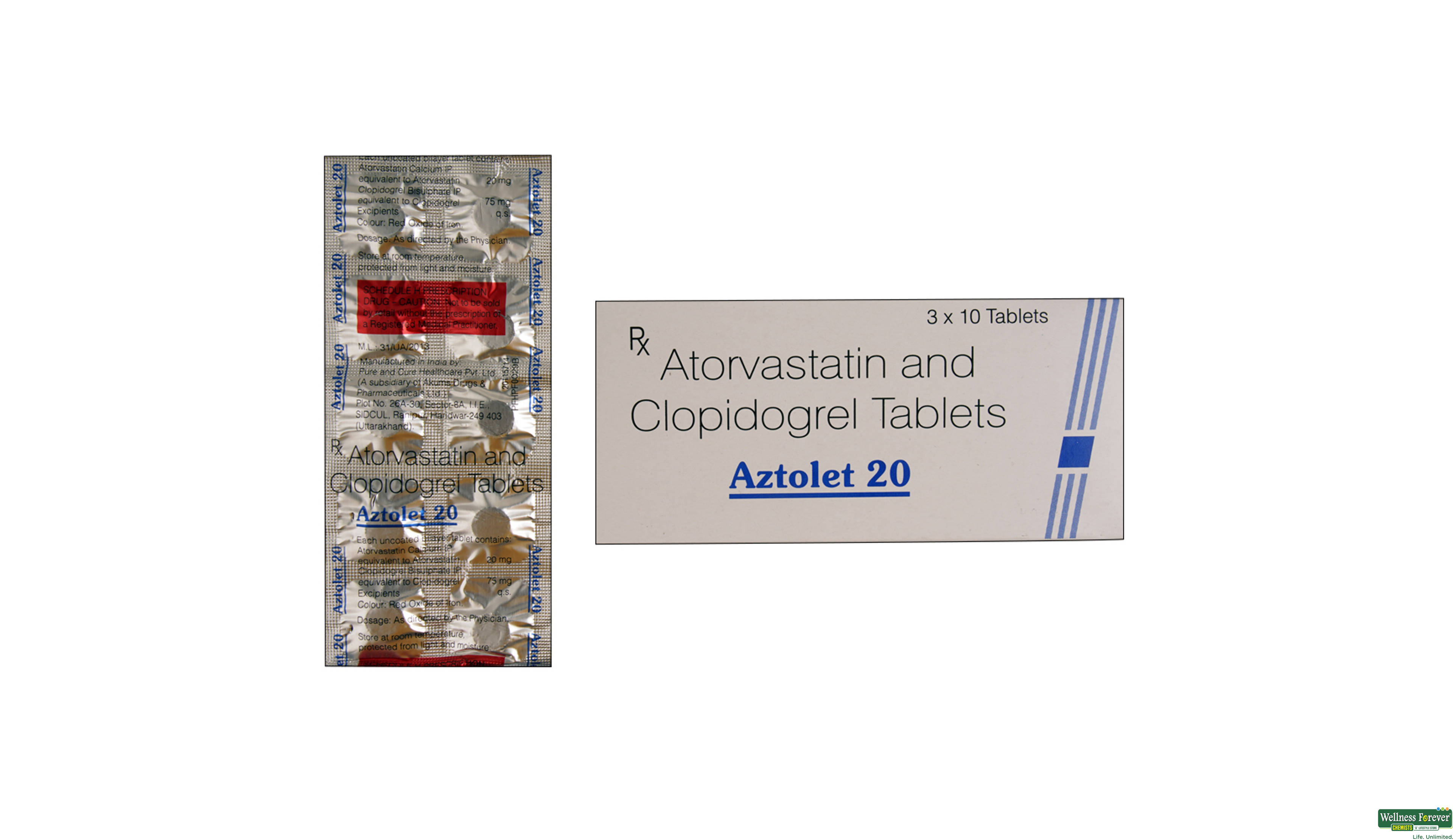 AZTOLET 20MG 10TAB- 1, 10TAB, 