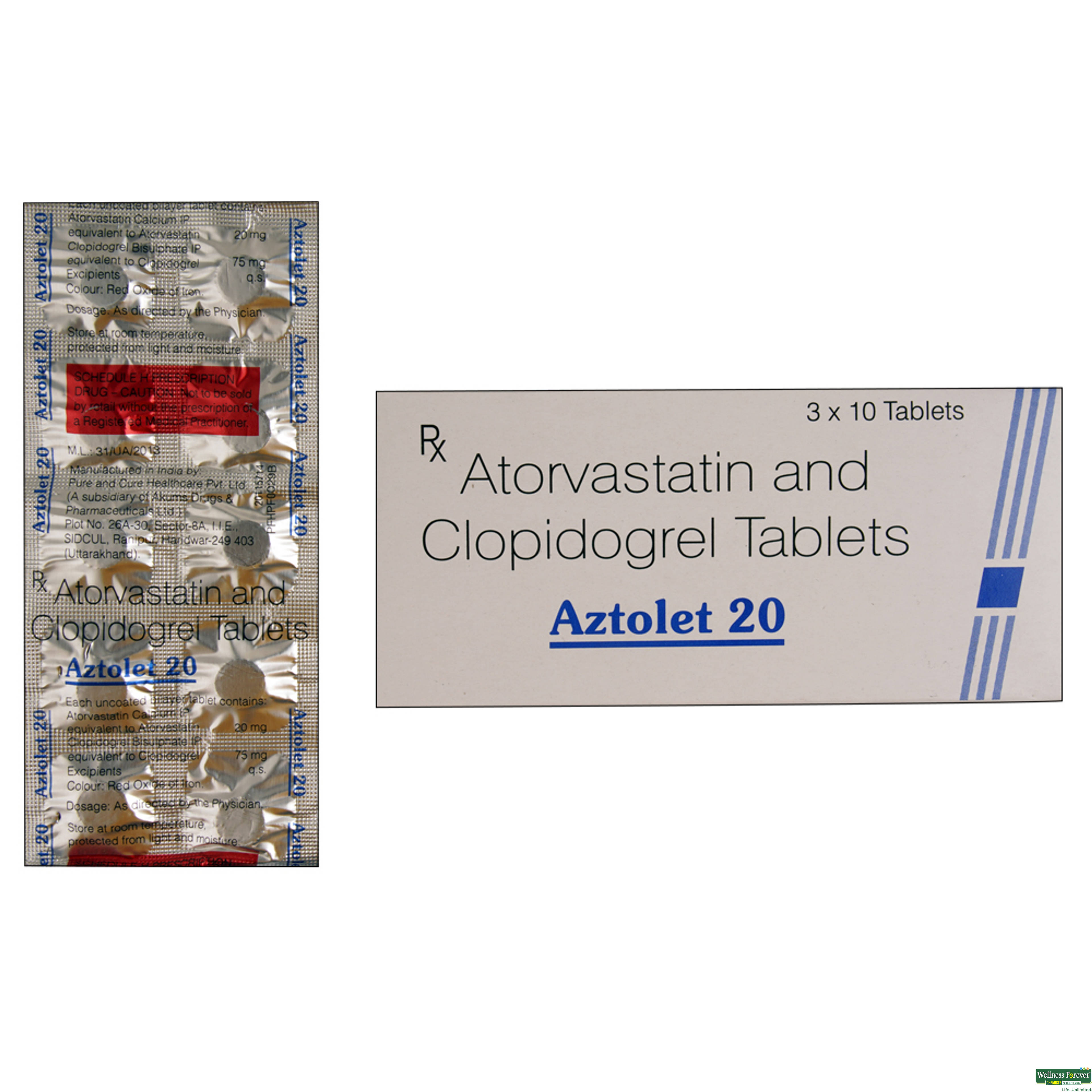 Aztolet 20mg 10 Tablets-image
