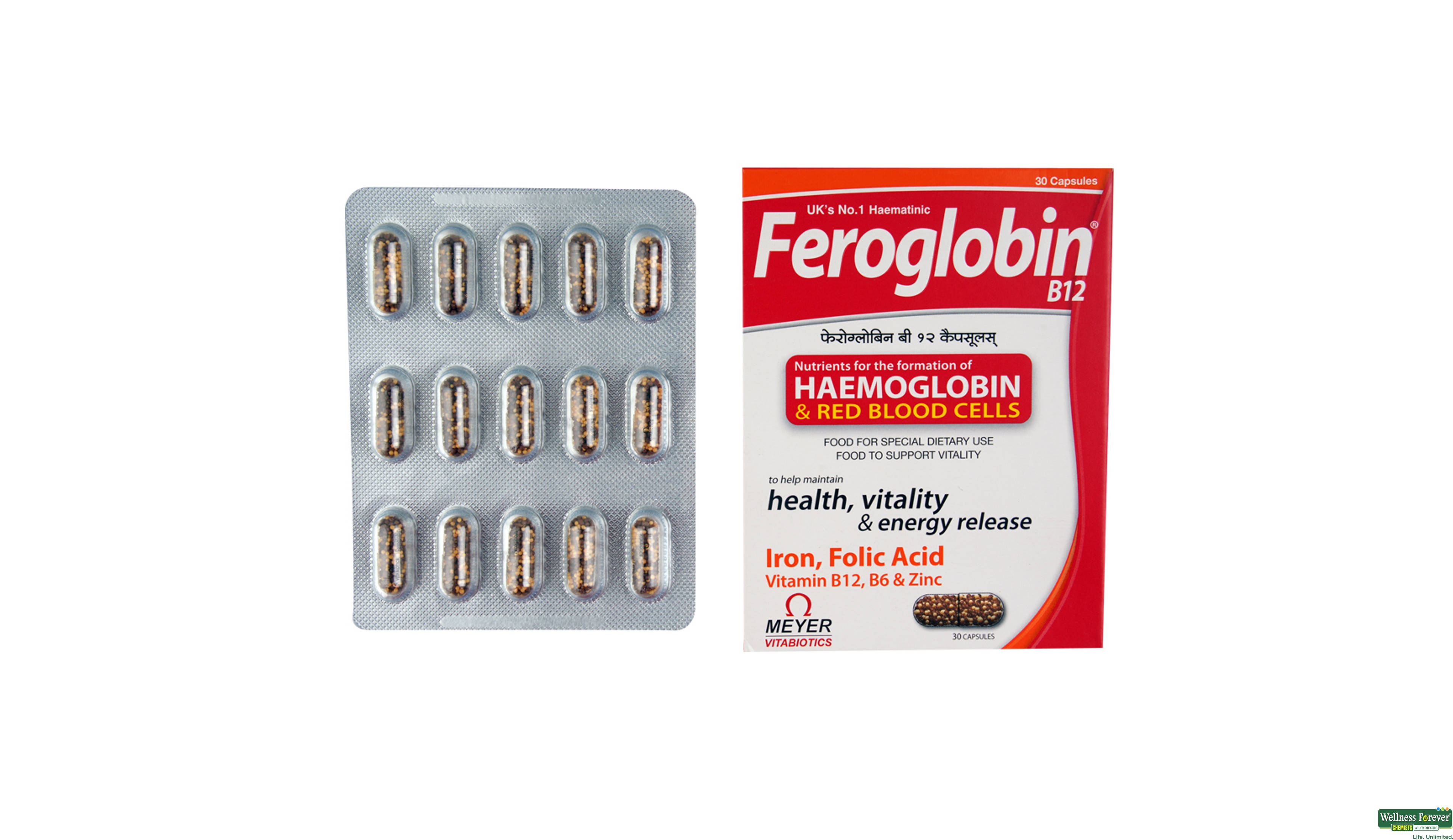 FEROGLOBIN-B12 15CAP- 1, 15CAP, 
