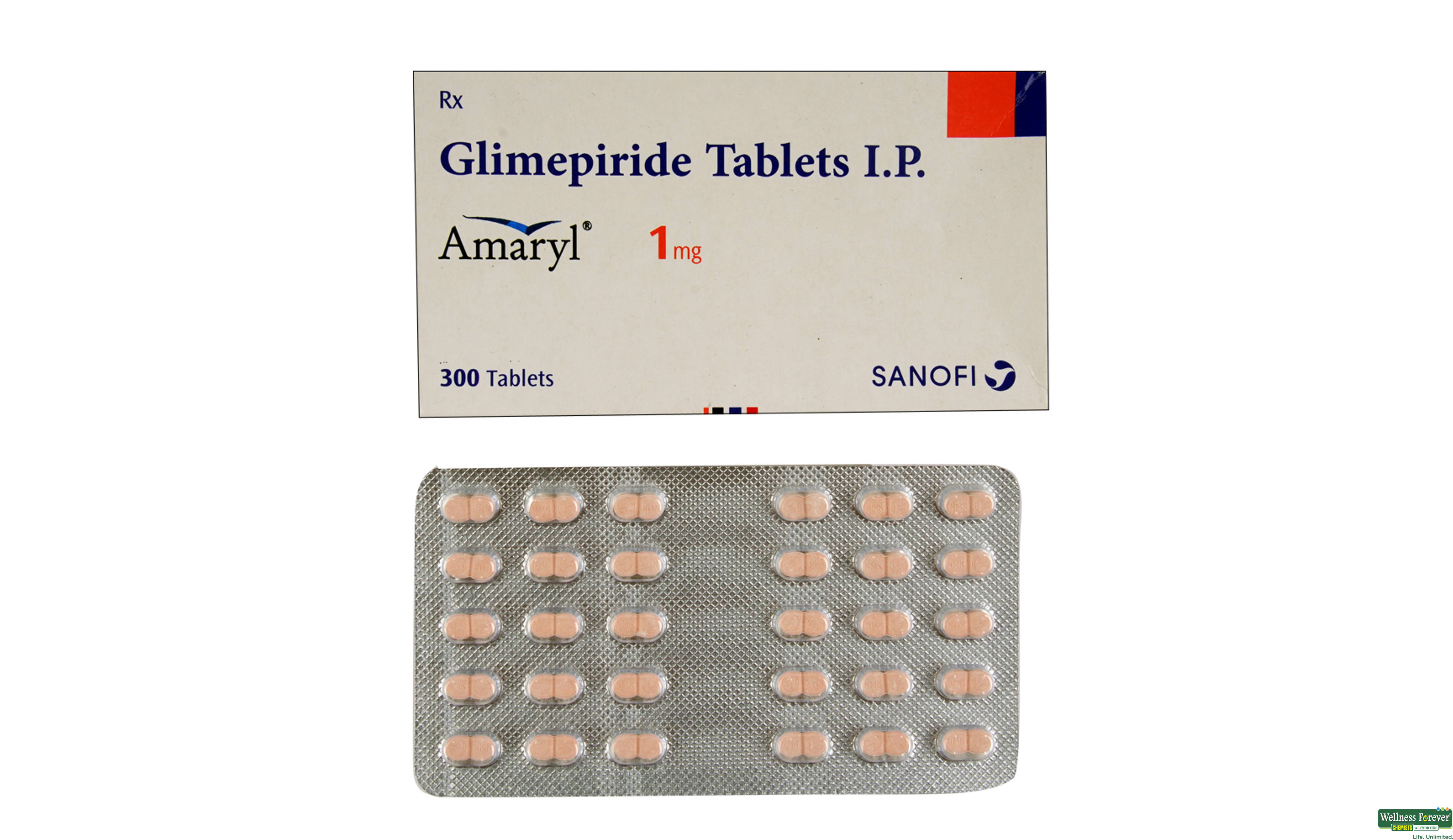 AMARYL 1MG 30TAB- 1, 30TAB, 