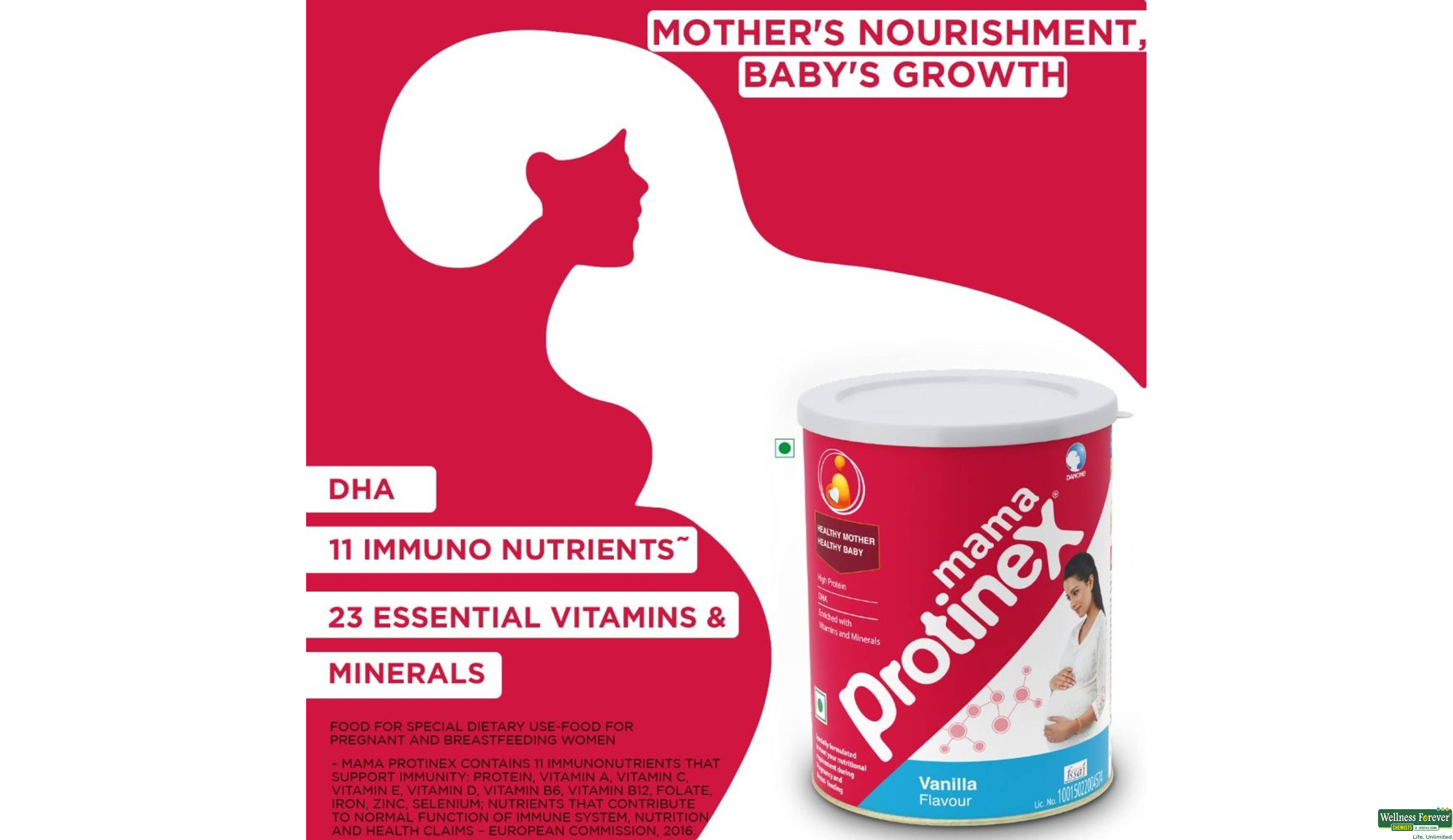 PROTINEX PWDR MAMA VANILA 250GM- 4, 250GM, null