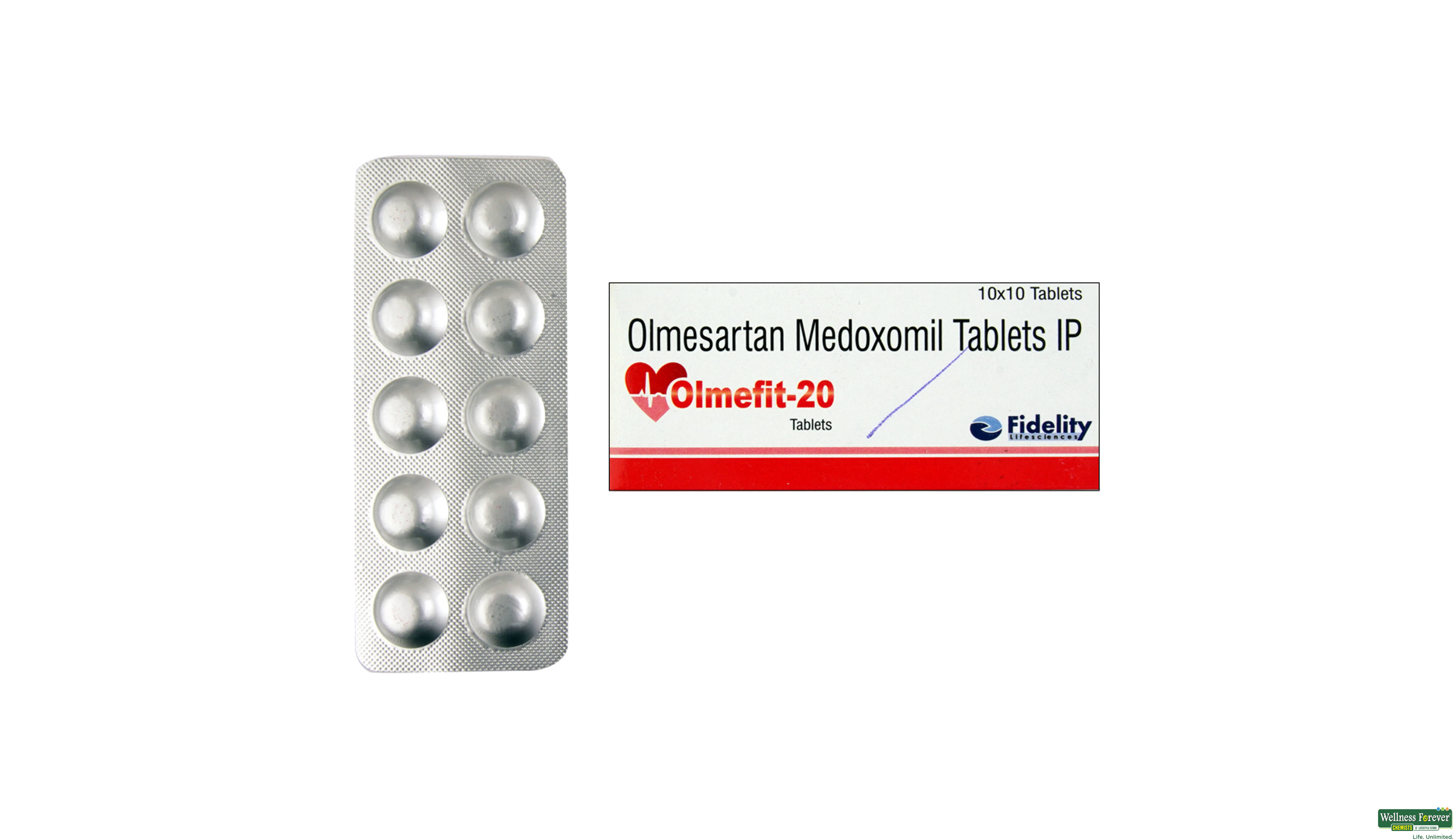 OLMEFIT 20MG 10TAB- 1, 10TAB, 
