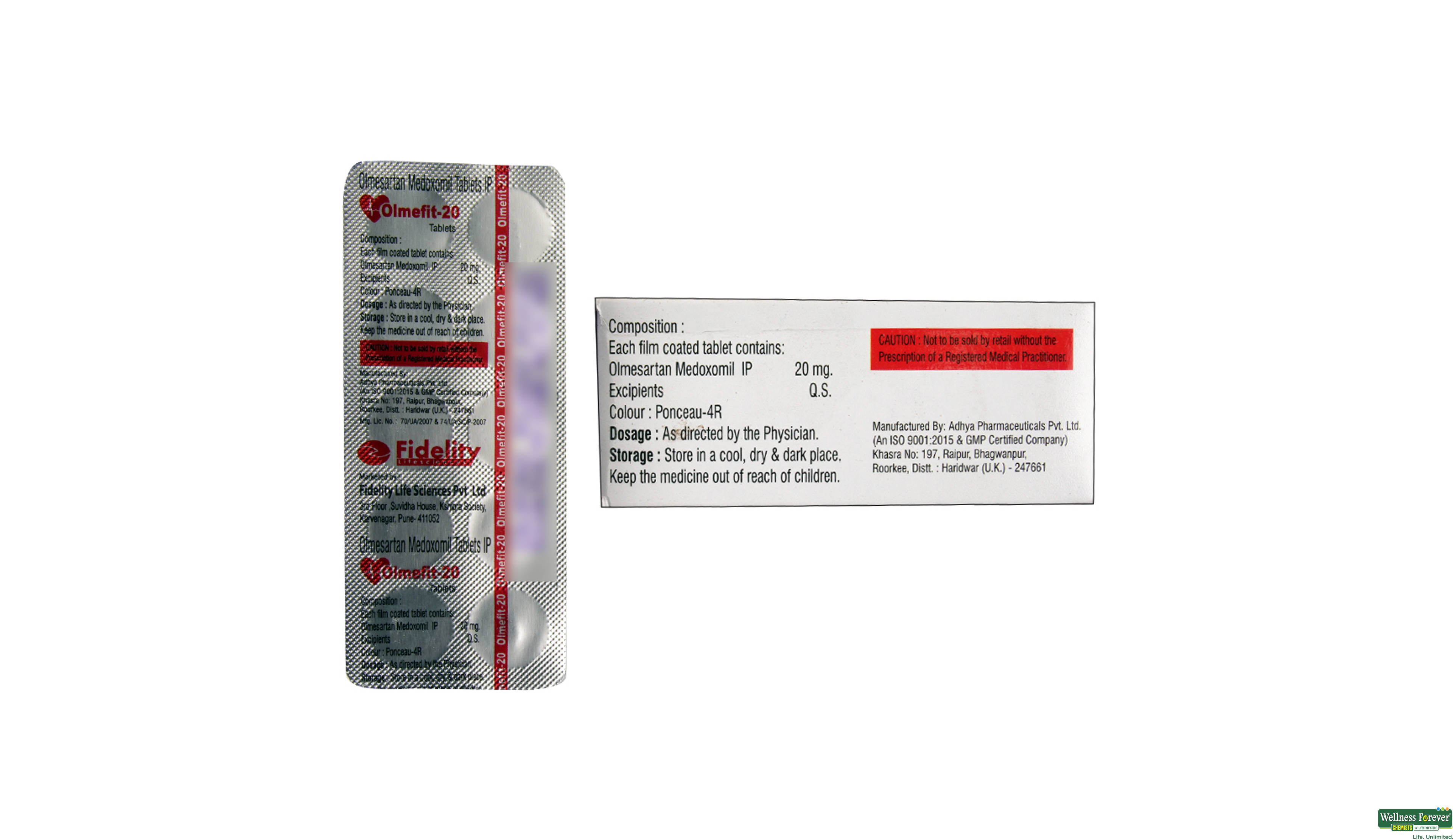 OLMEFIT 20MG 10TAB- 2, 10TAB, 