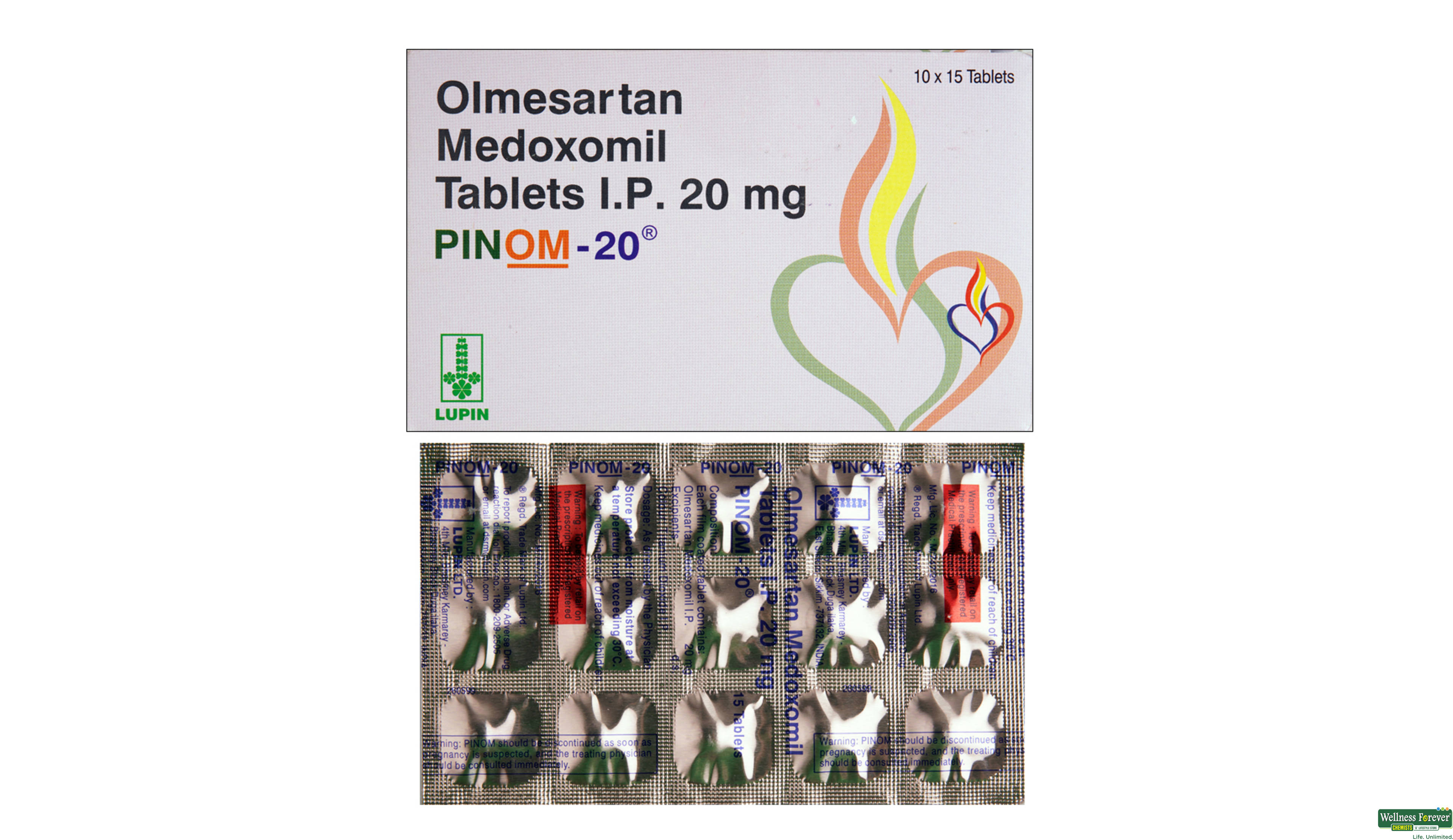 PINOM 20MG 15TAB- 1, 15TAB, 