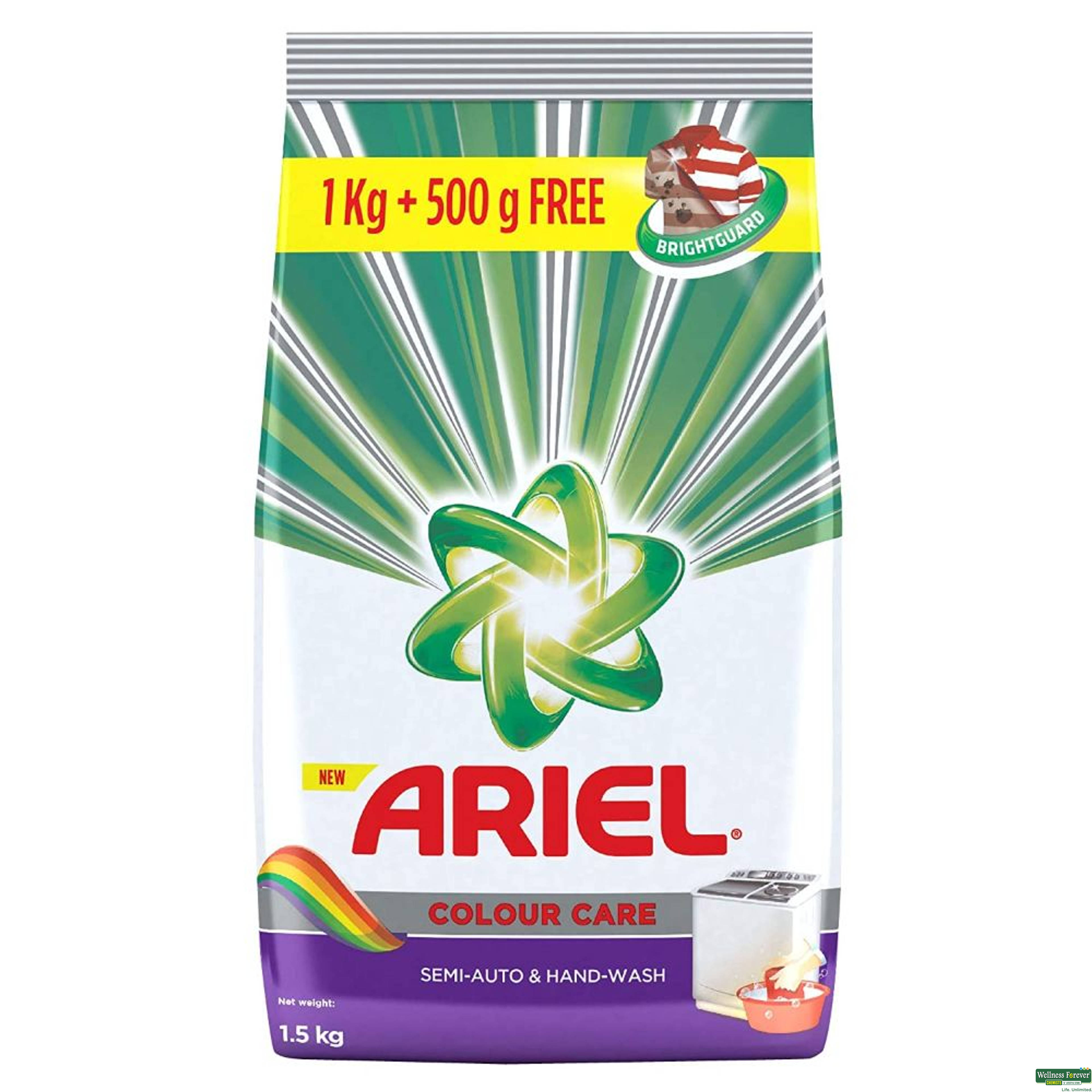 Ariel Colour Detergent Washing Powder, 1 Kg-image