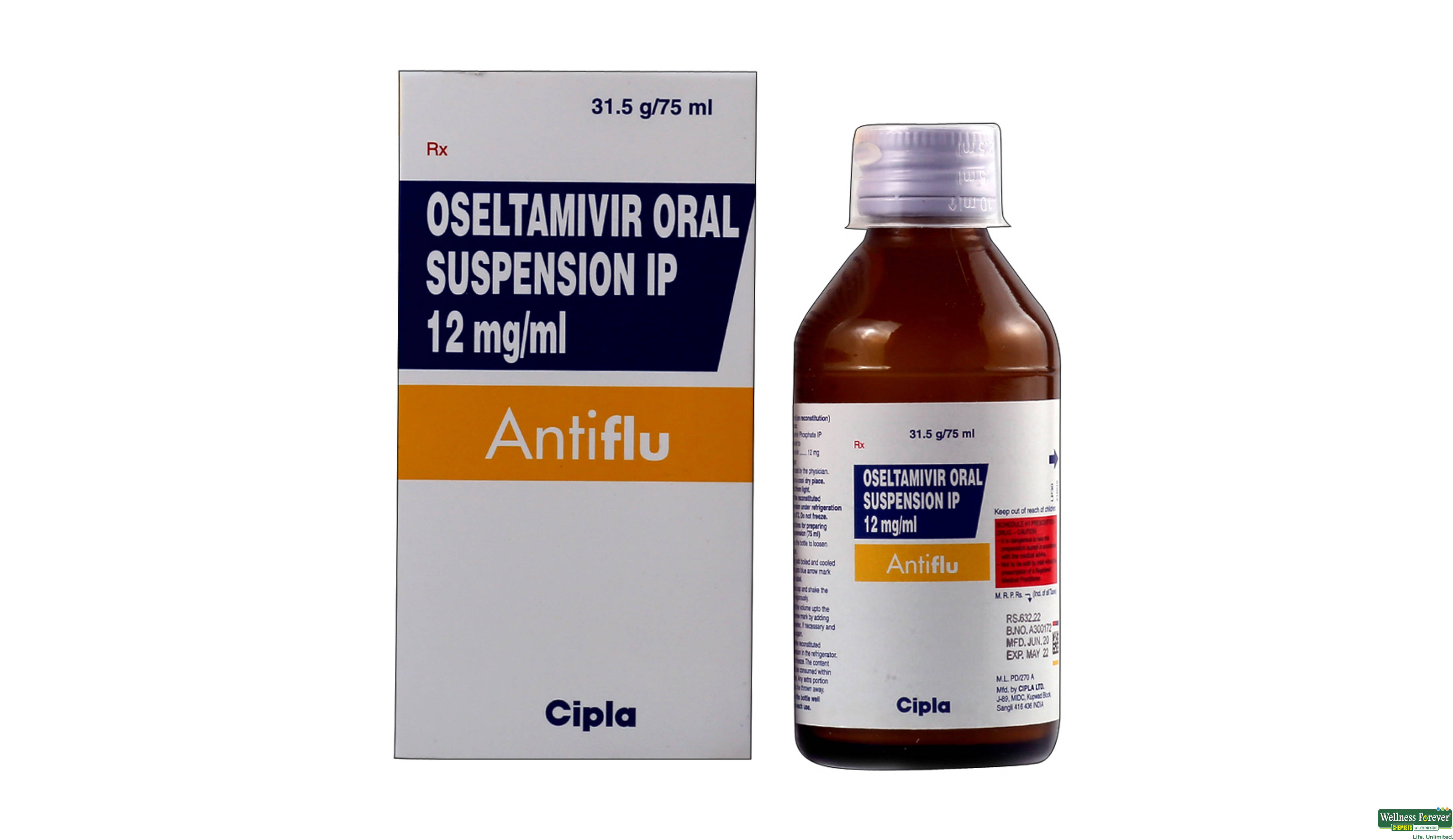 ANTIFLU SYP 75ML- 1, 75ML, 