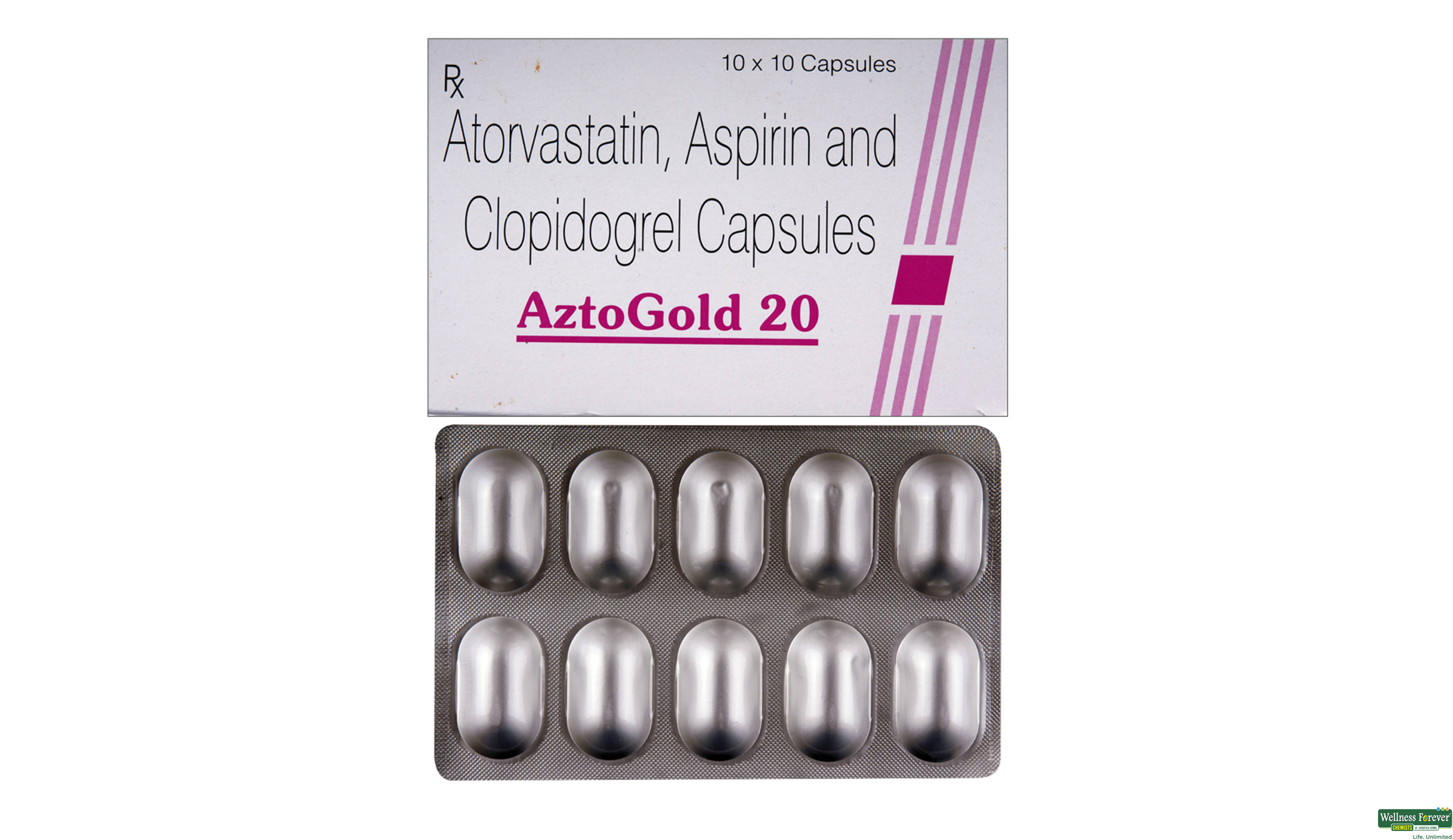AZTOGOLD 20MG 10CAP- 1, 10CAP, 