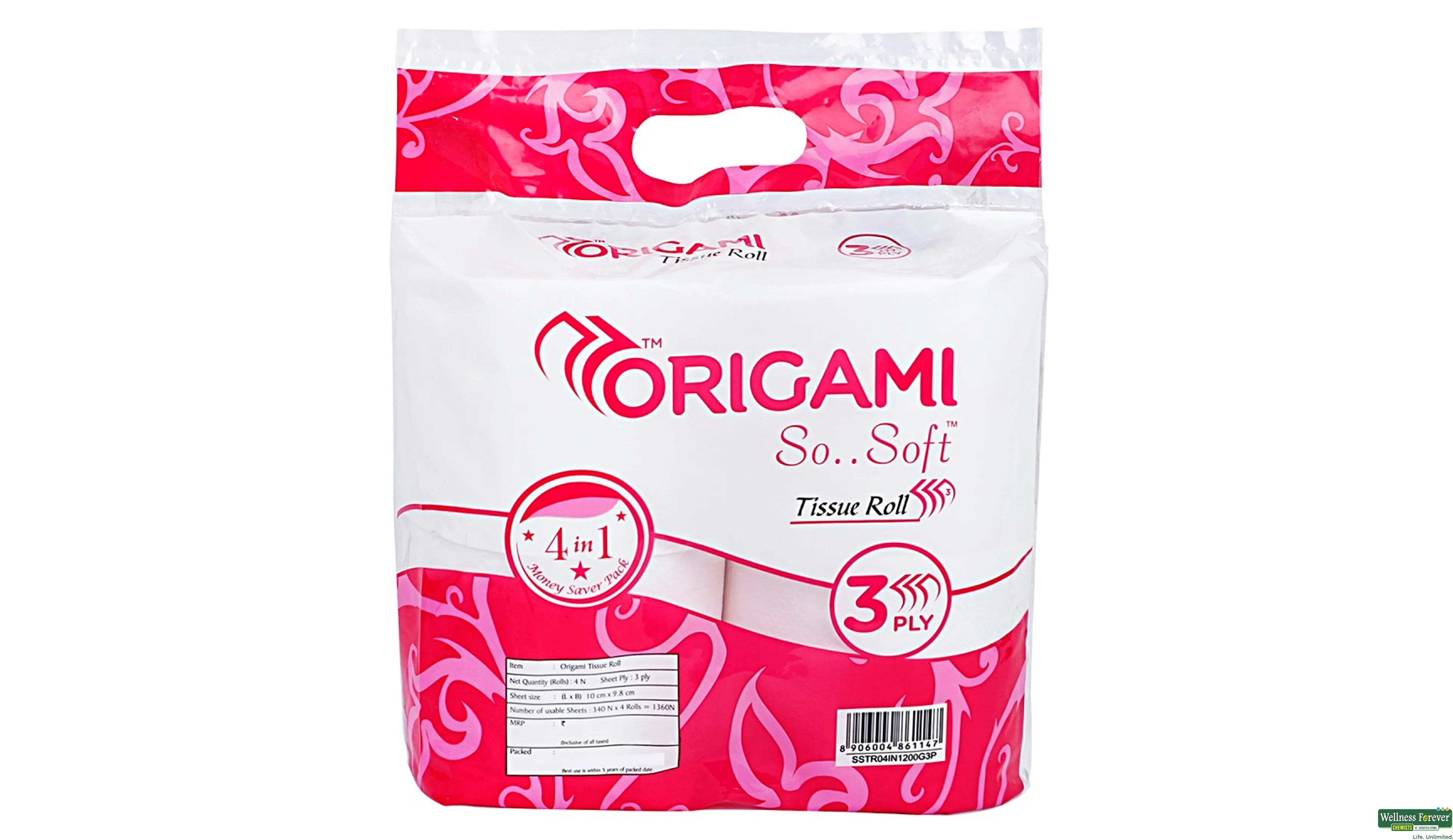 ORIGAMI SO-SOFT TO/ROLL 4X1PC- 3, 4PC, 