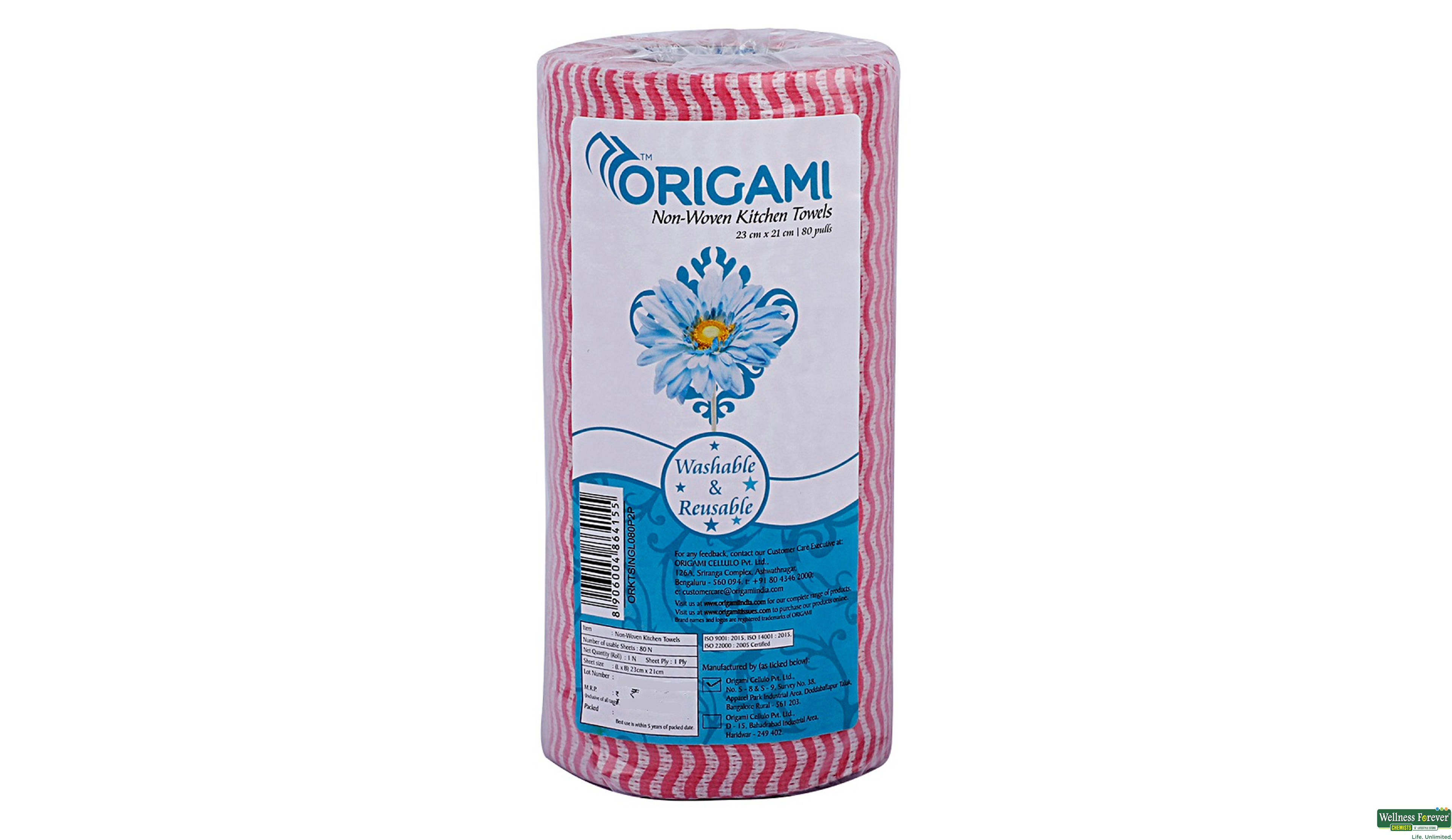 ORIGAMI SO-SOFT NON WOVEN KIT/TOWEL 1PC- 2, 1PC, 