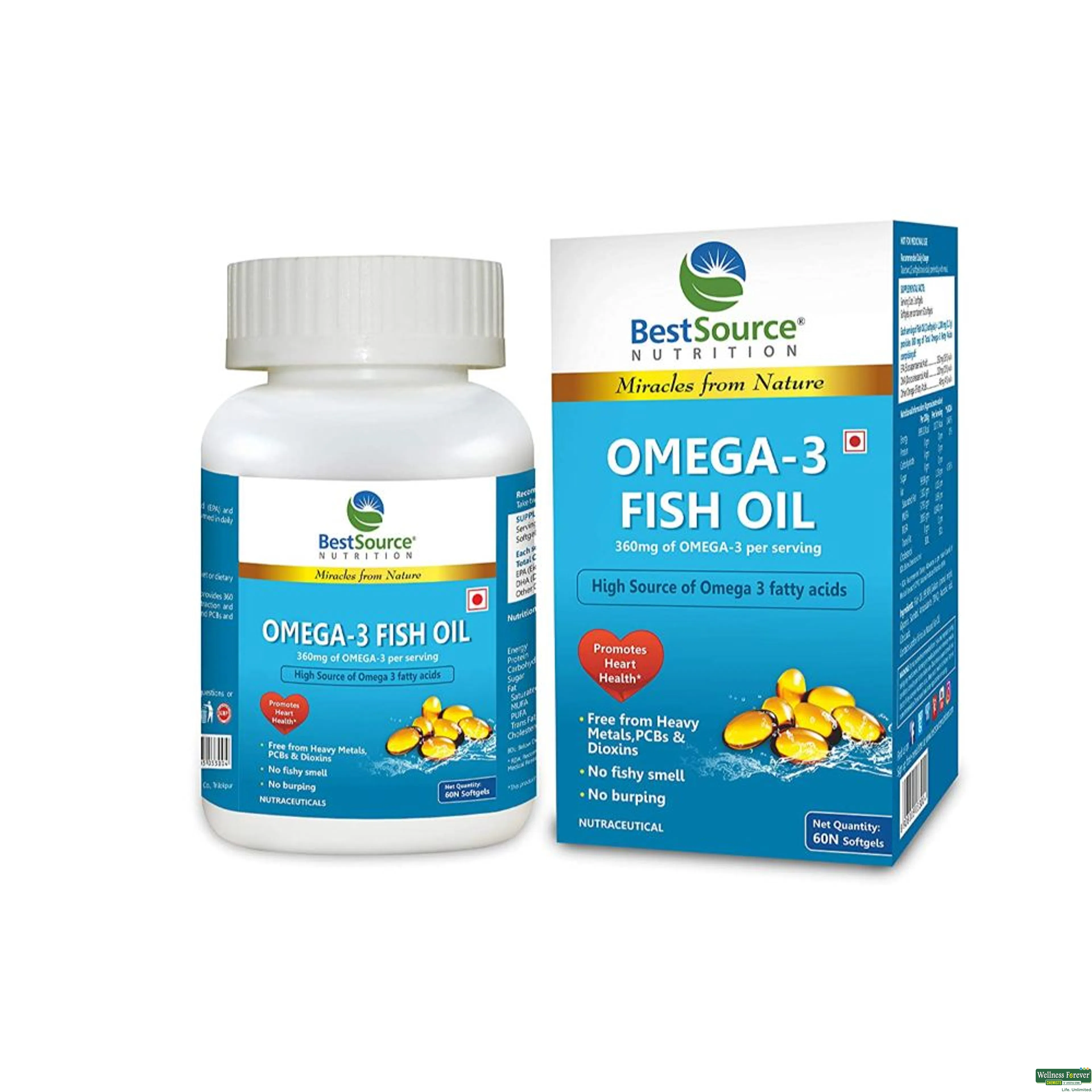 BESTSOURCE OMEGA-3 FISH OIL 60CAP-image