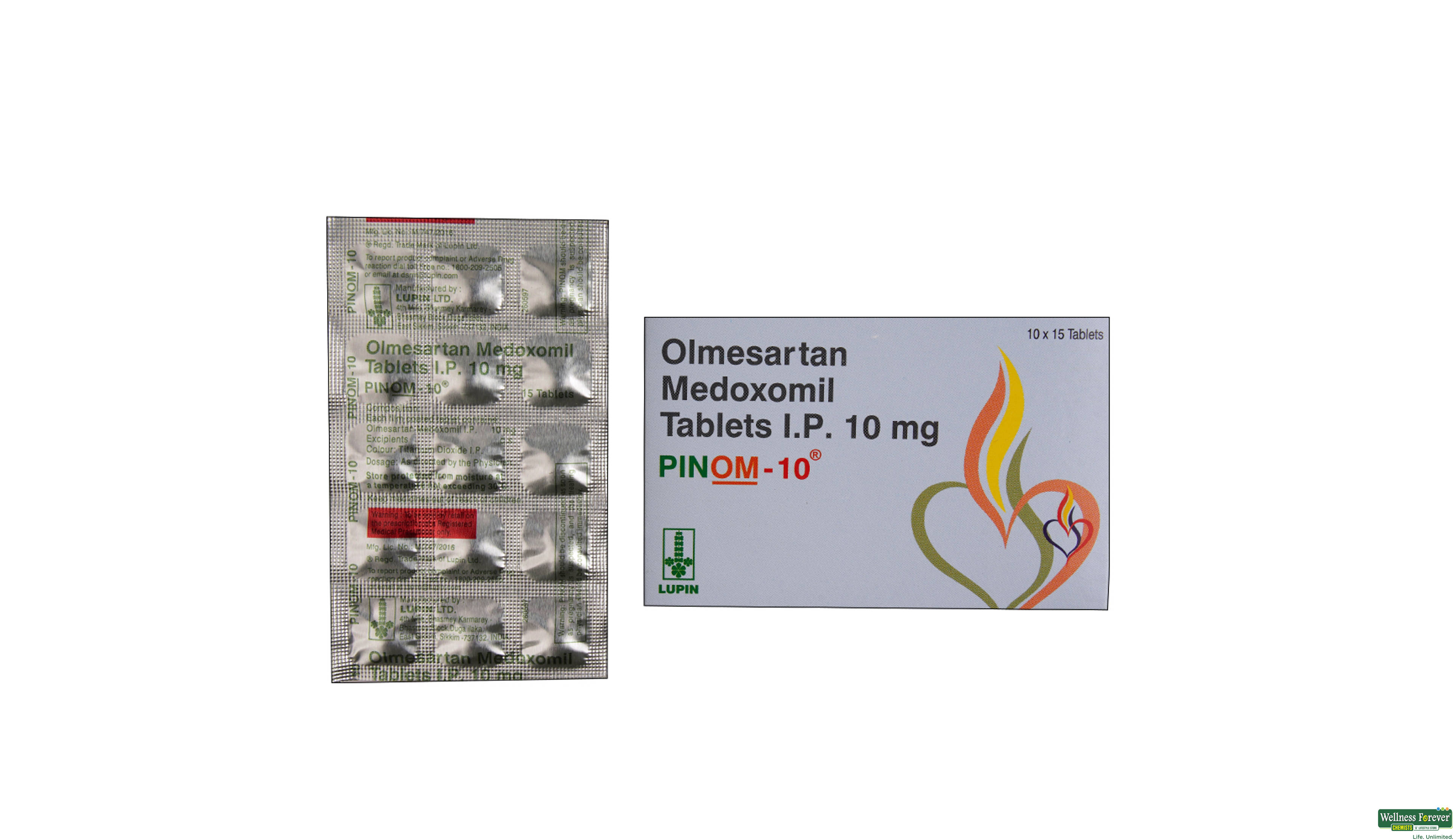 PINOM 10MG 15TAB- 1, 15TAB, 