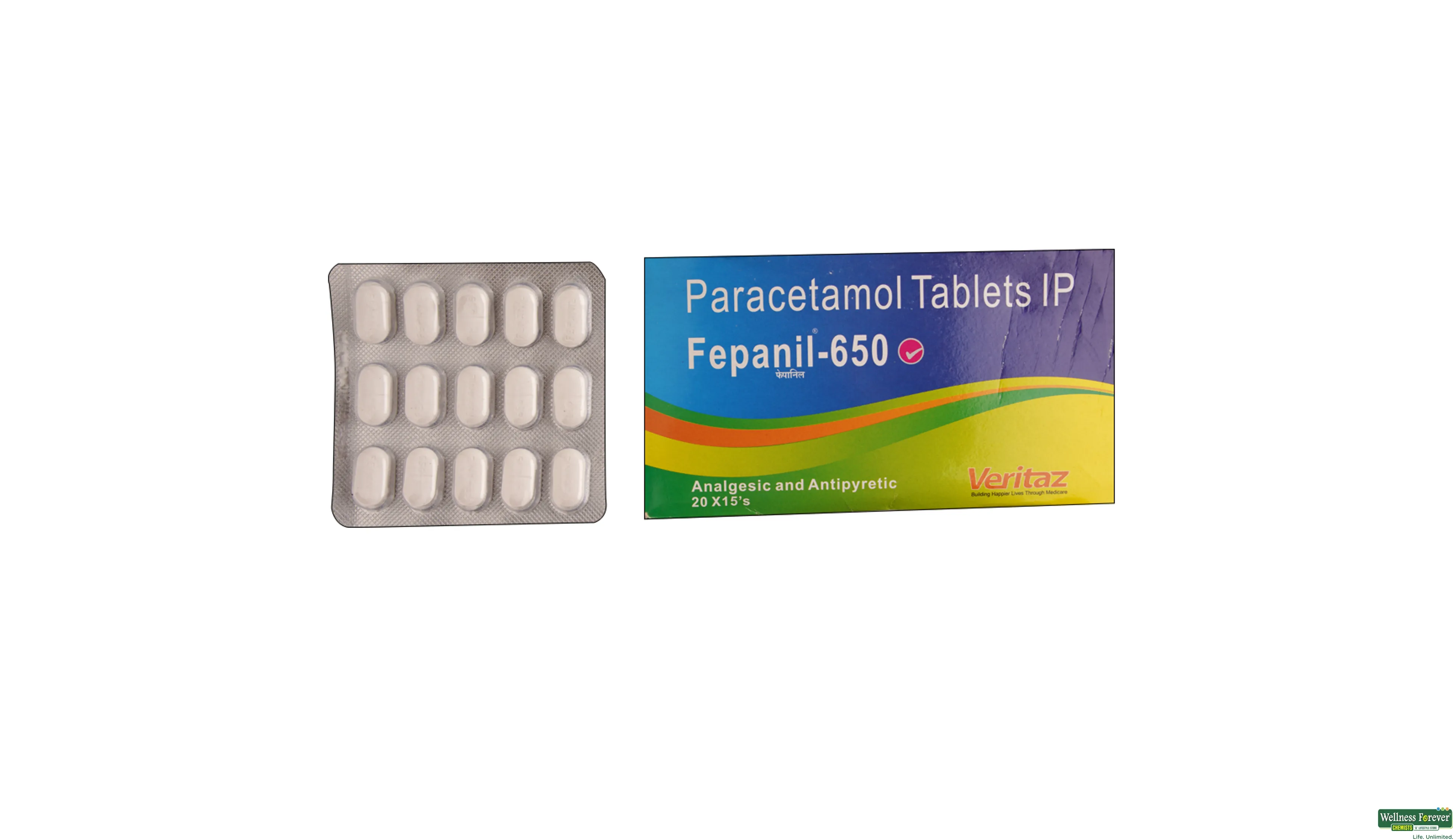 FEPANIL 650MG 15TAB- 1, 15TAB, 