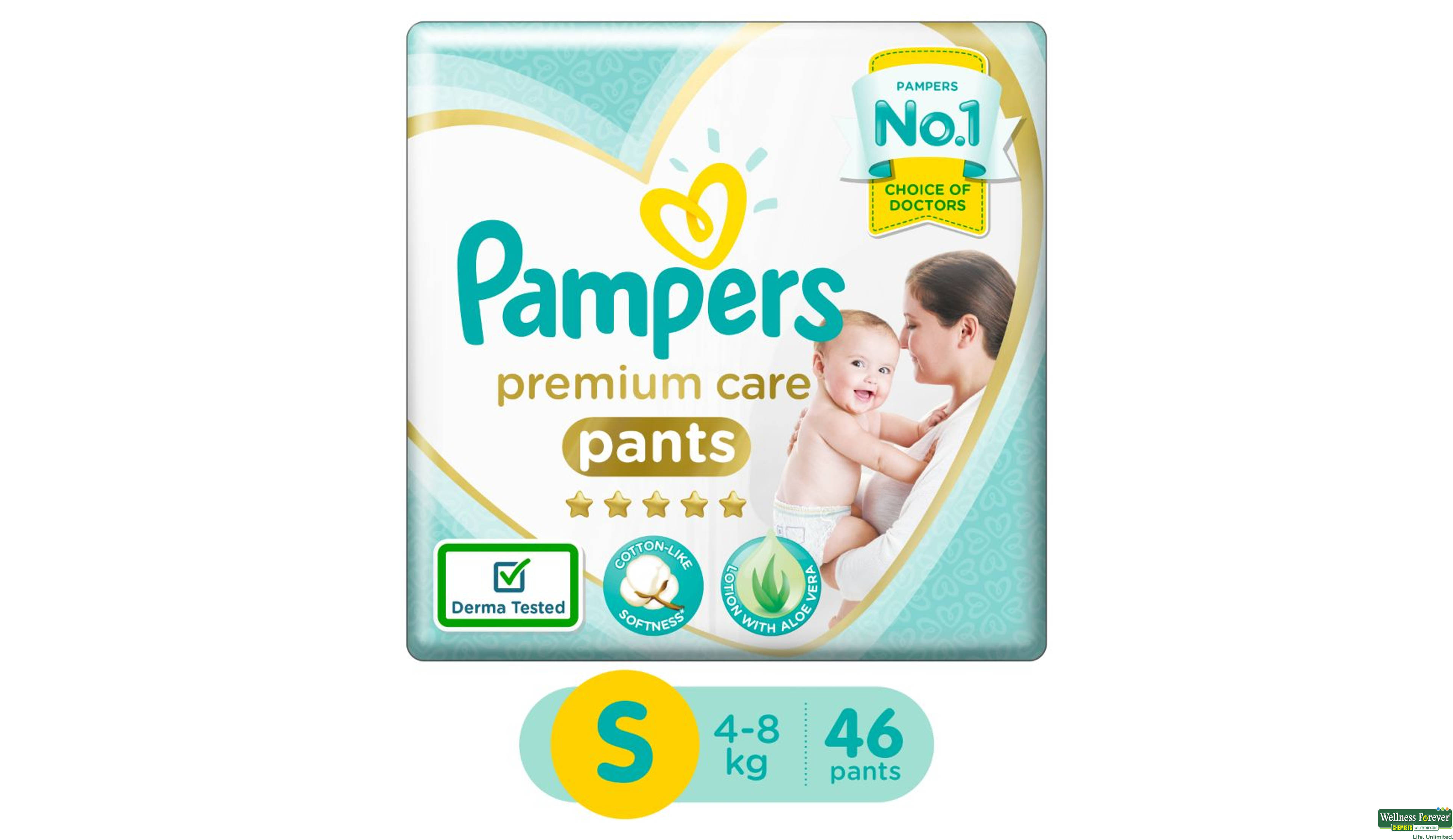 PAMPERS PREMIUM CARE PANTS S 36PC- 1, 36PC, 