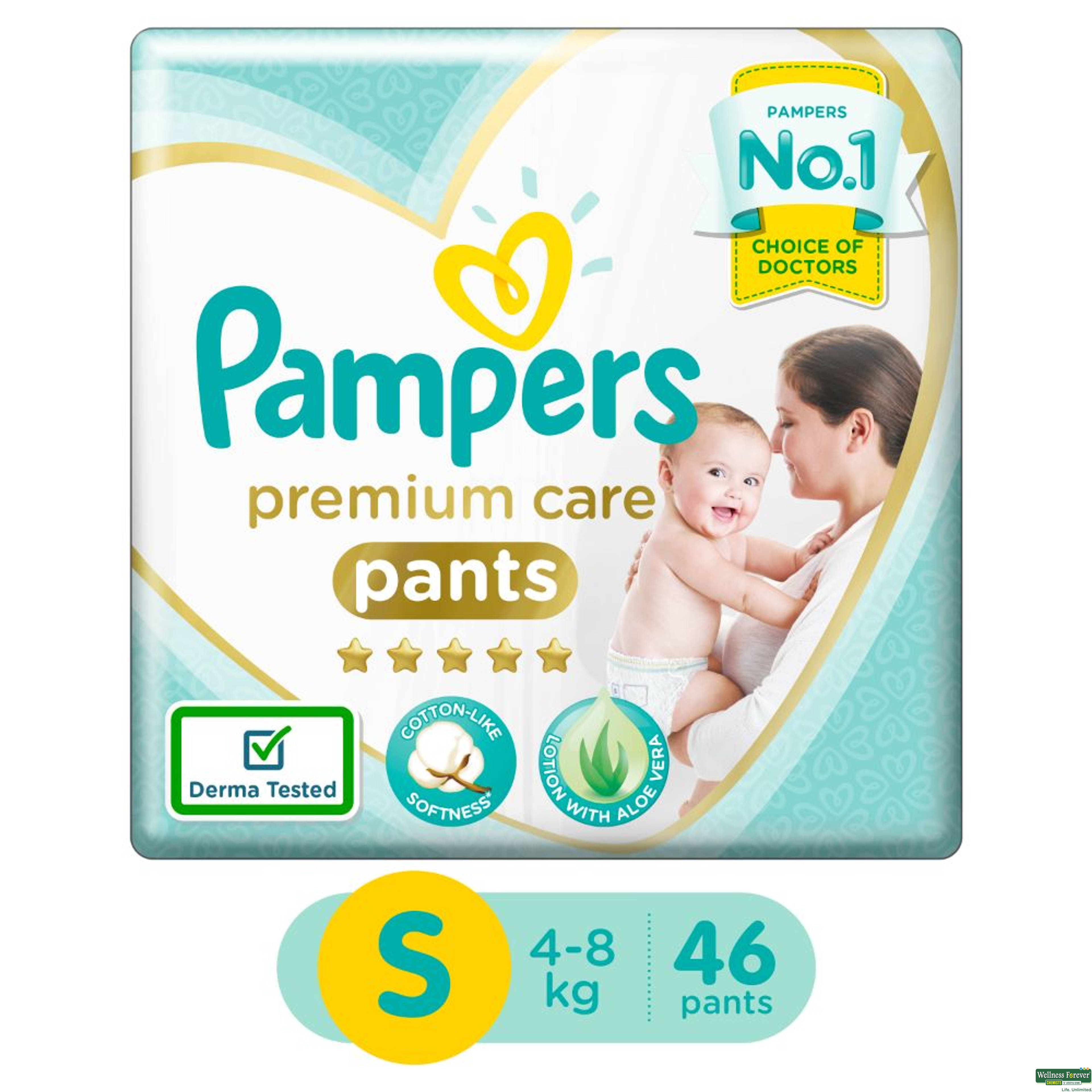 PAMPERS PREMIUM CARE PANTS S 36PC-image