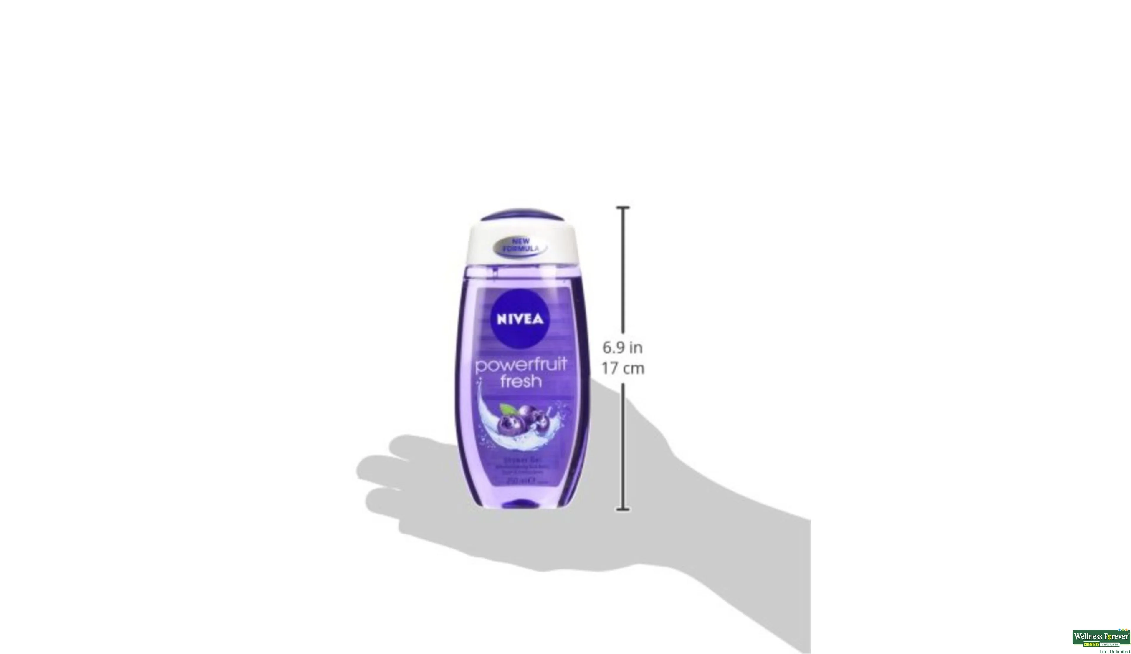 NIVEA S/GEL POWERFRUIT FRESH 250ML- 8, 250ML, 