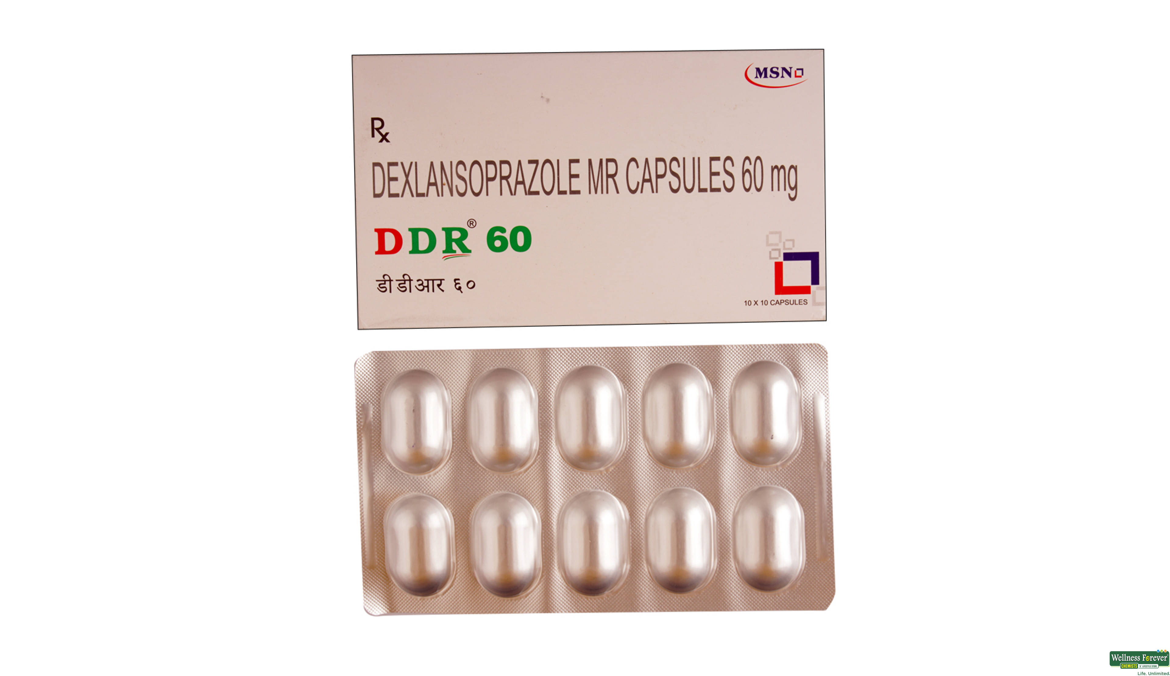 DDR 60MG 10CAP- 1, 10CAP, 