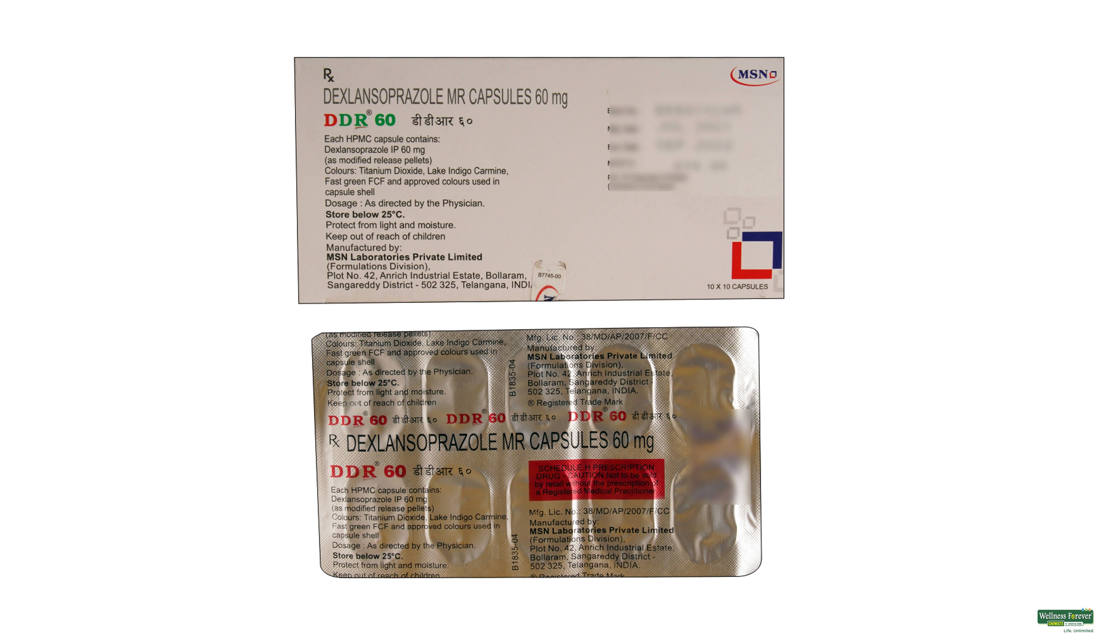 DDR 60MG 10CAP- 2, 10CAP, 