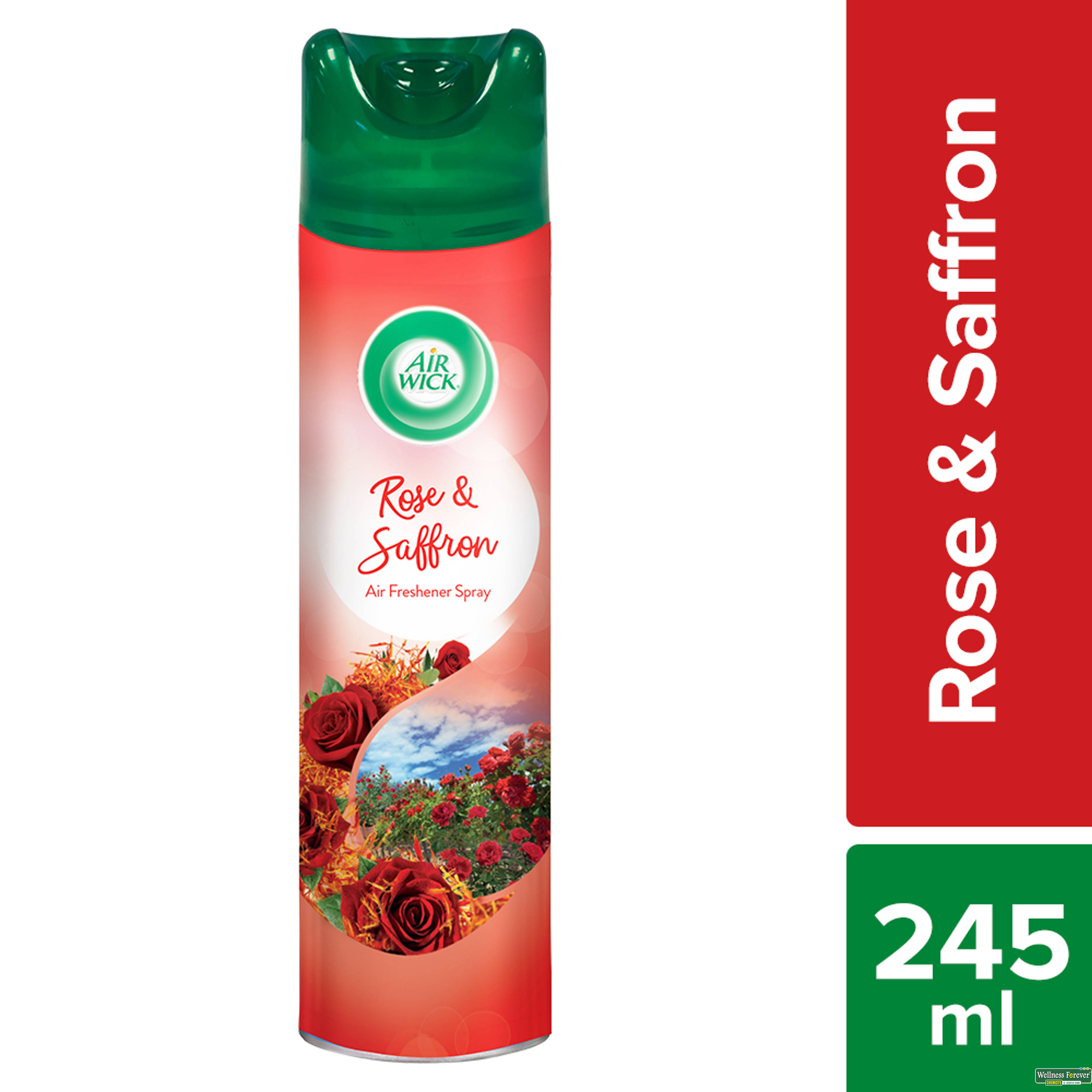 AIRWICK ROOM AIR FRESHENER SPRAY ROSE & SAFFRON, 245 ML-image