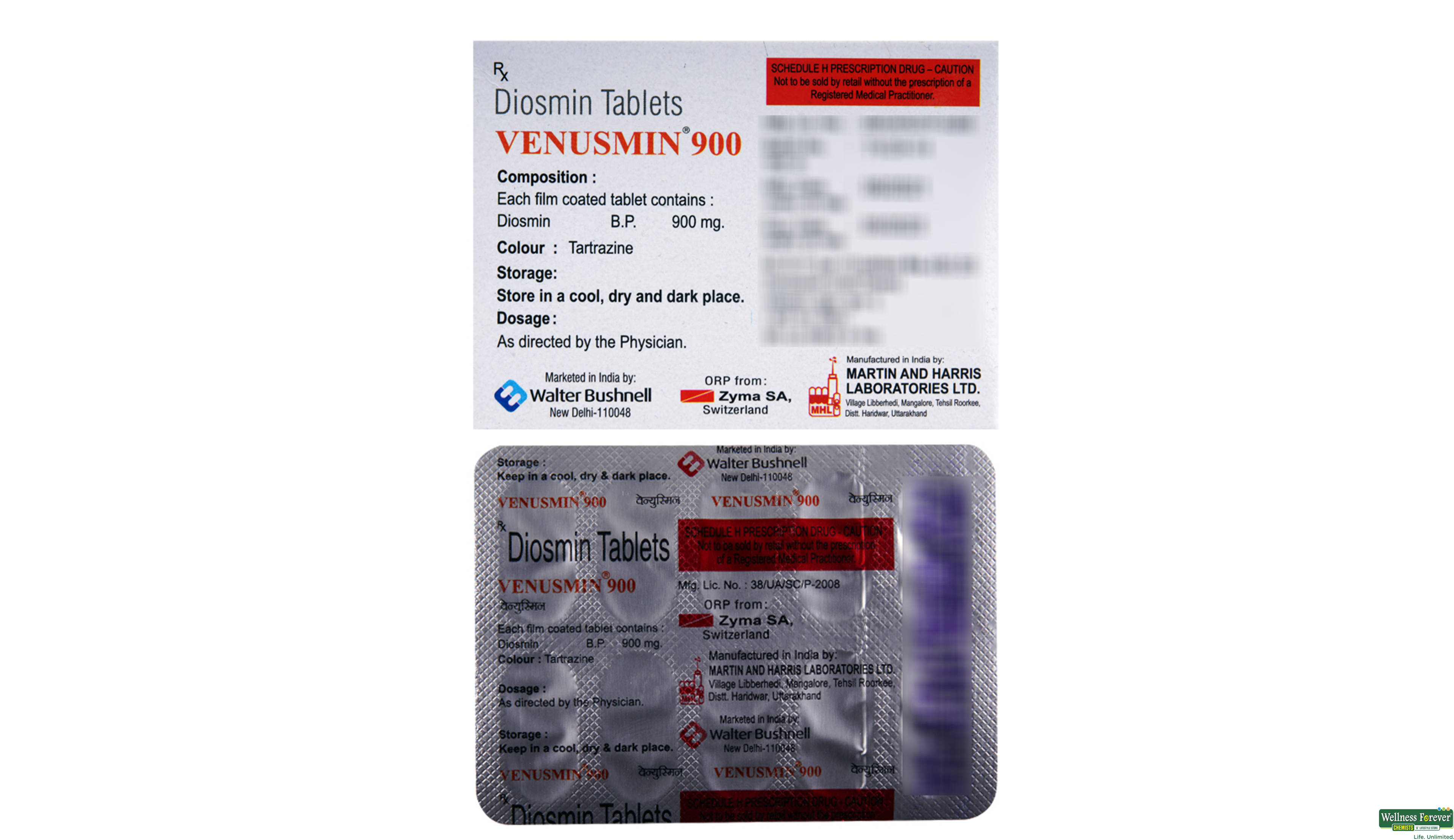 VENUSMIN 900MG 10TAB- 2, 10TAB, 