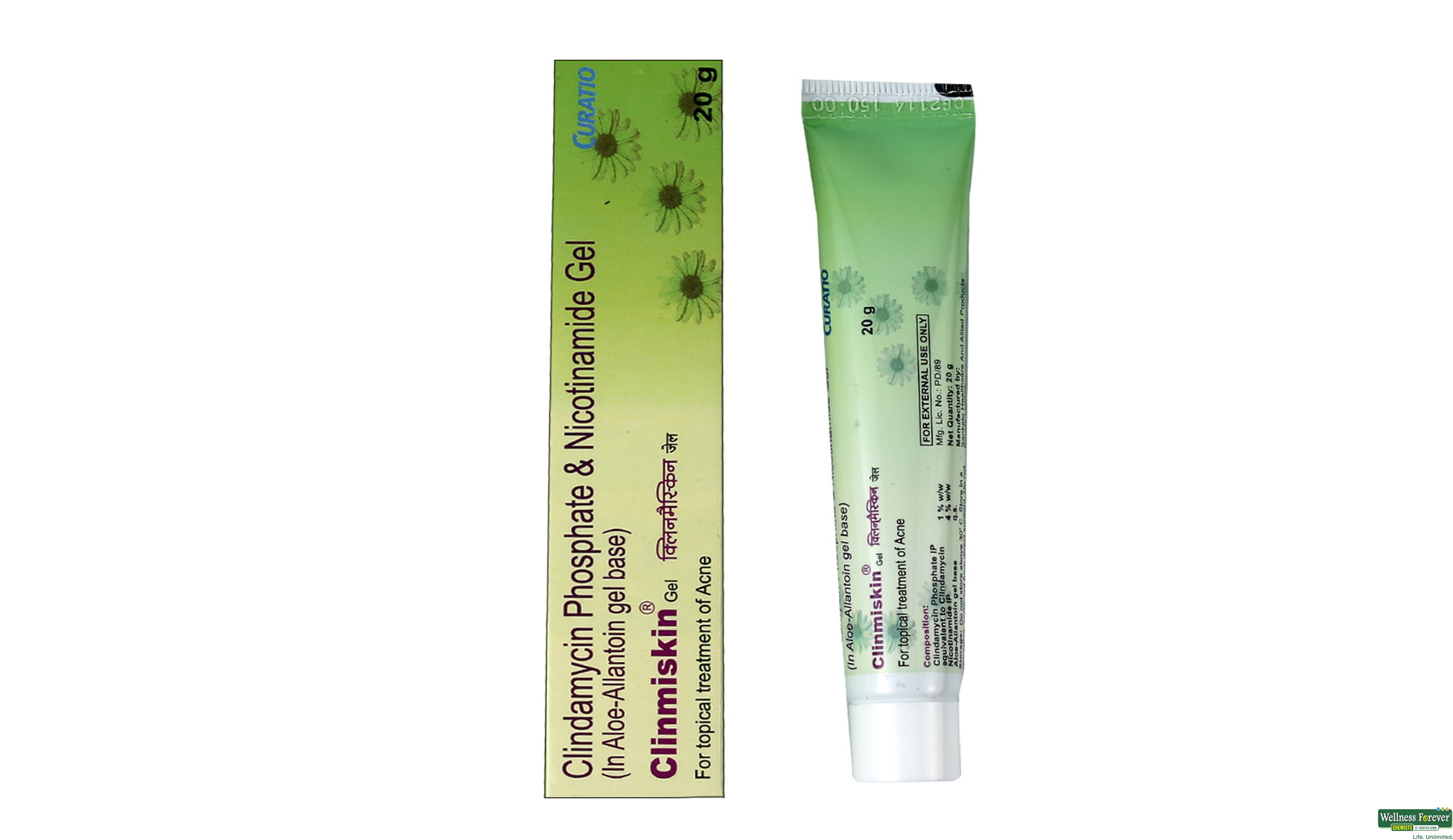 CLINMISKIN GEL 20GM- 1, 20GM, 