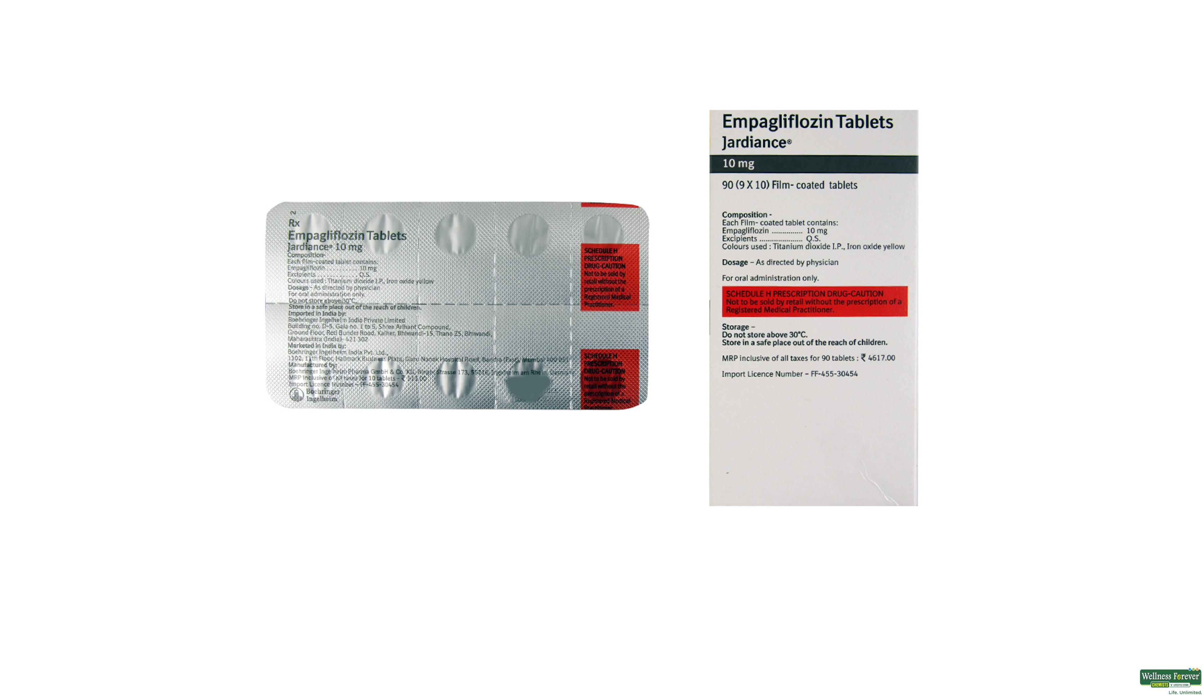 JARDIANCE 10MG 10TAB- 2, 10TAB, 