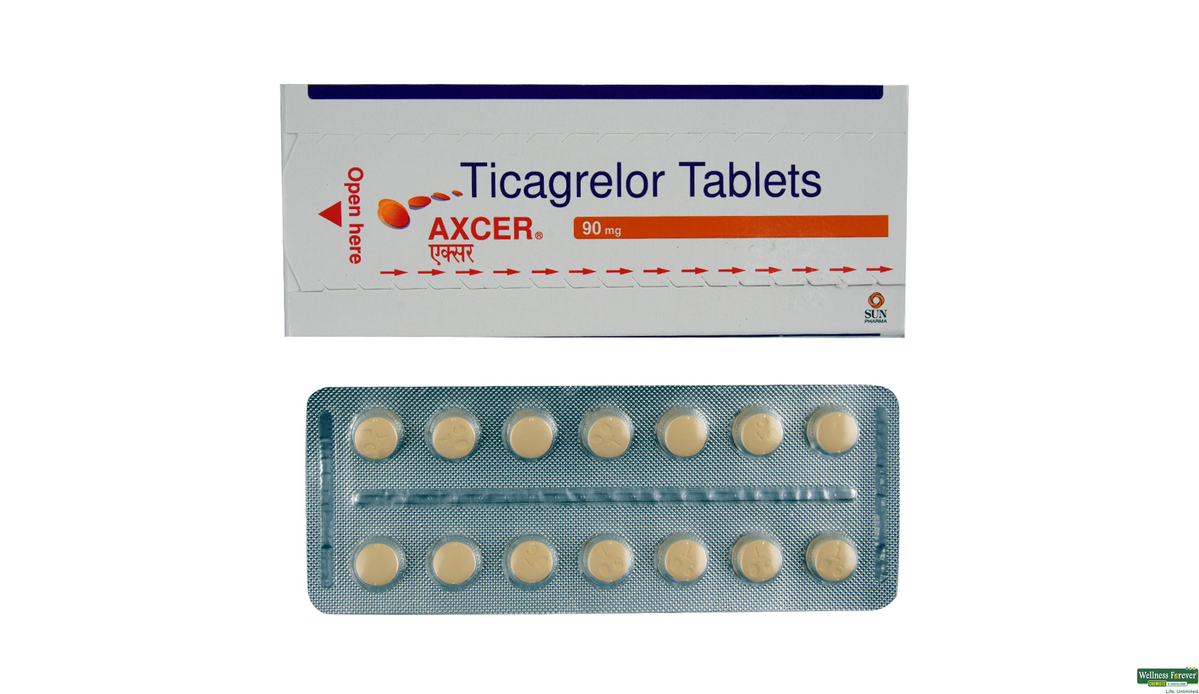 AXCER 90MG 14TAB- 1, 14TAB, 