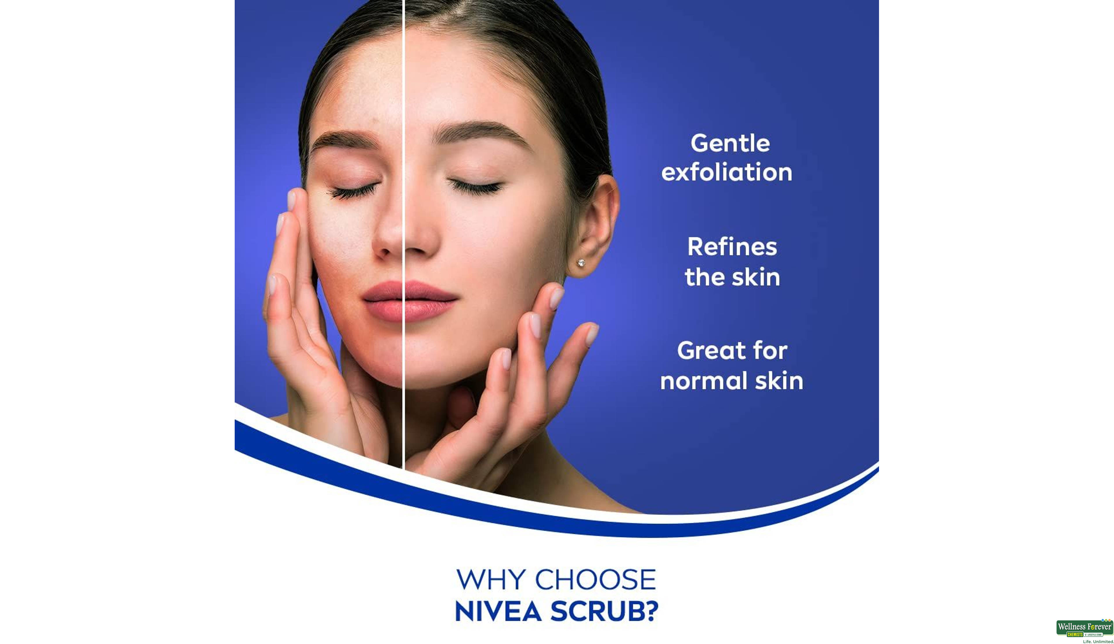 NIVEA F/SCRUB SKIN REFINING 150ML- 4, 150ML, 