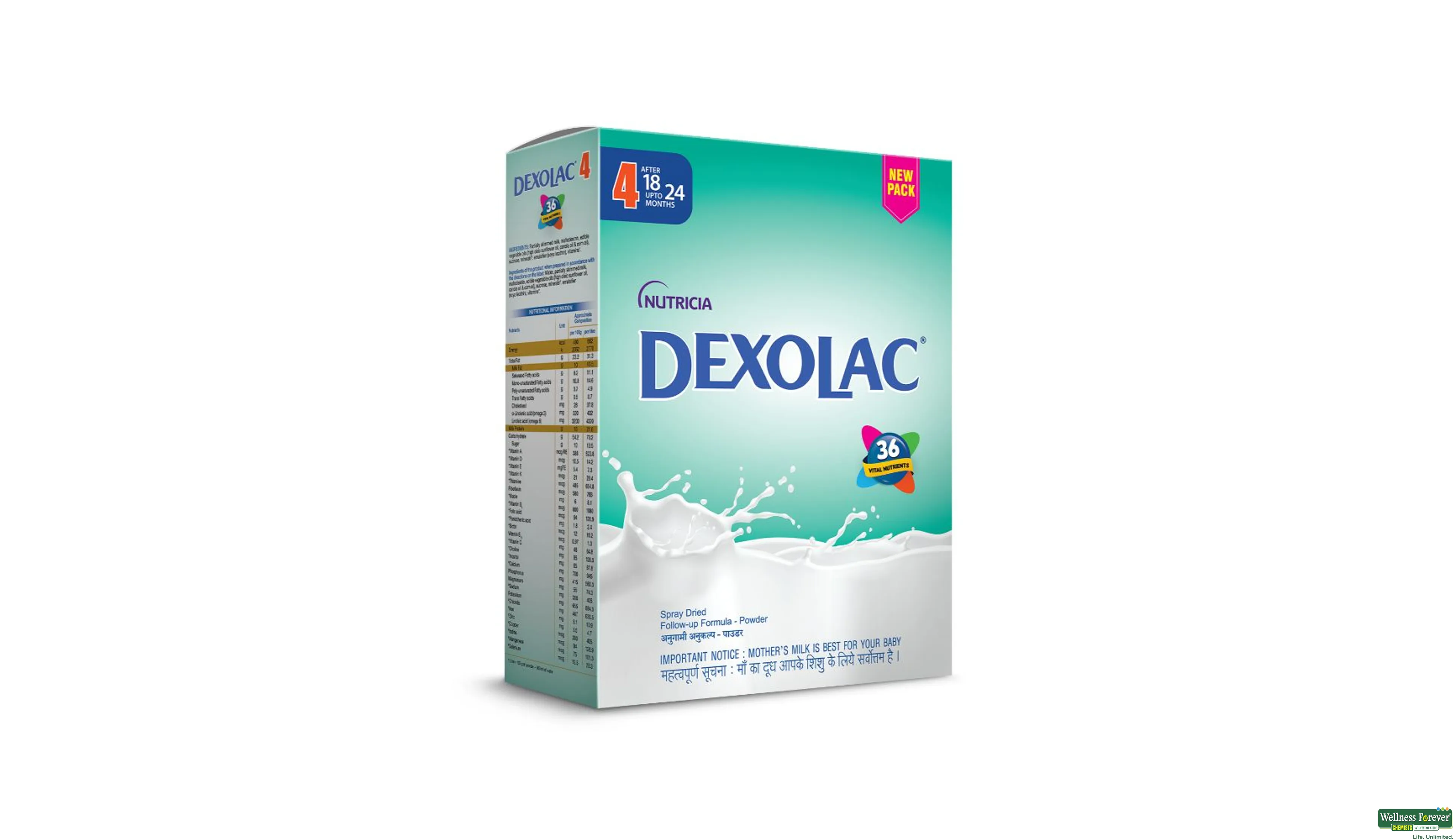 DEXOLAC-4 POW 400GM- 1, 400GM, 