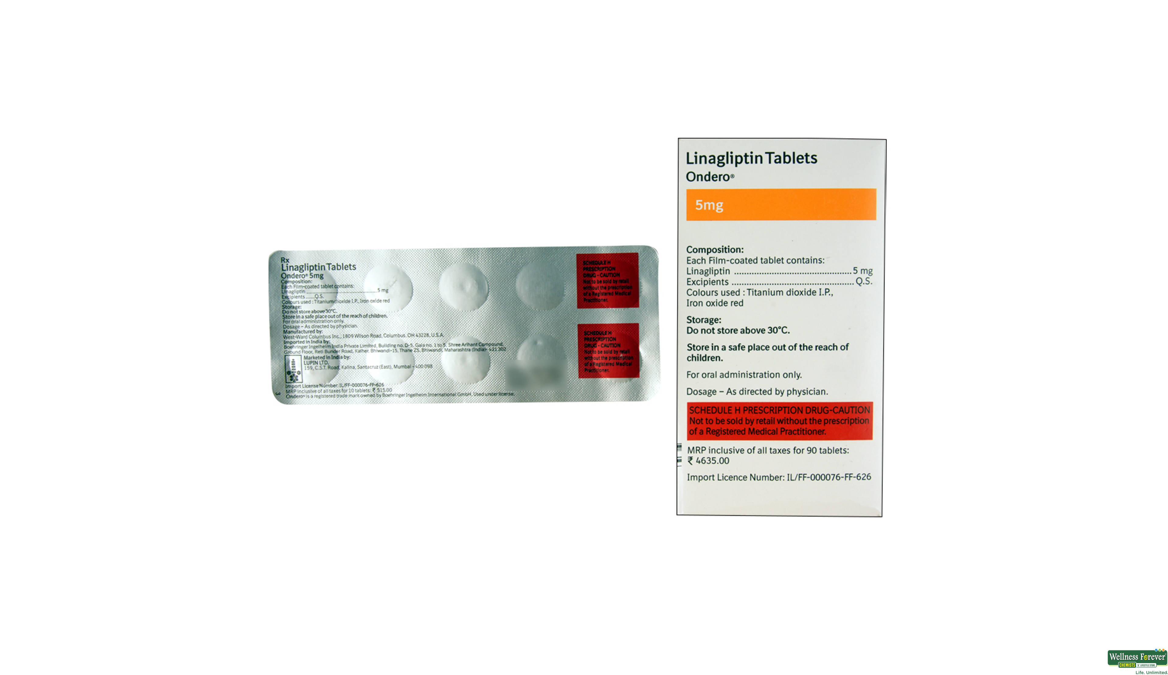 ONDERO 5MG 10TAB- 2, 10TAB, 