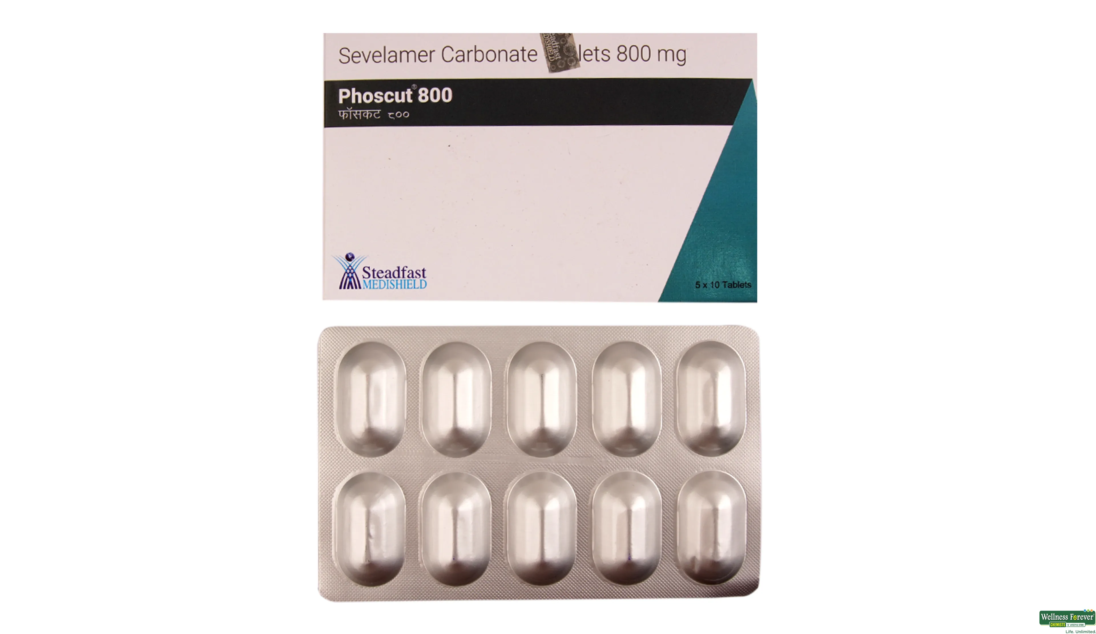 PHOSCUT 800MG 10TAB- 1, 10TAB, 