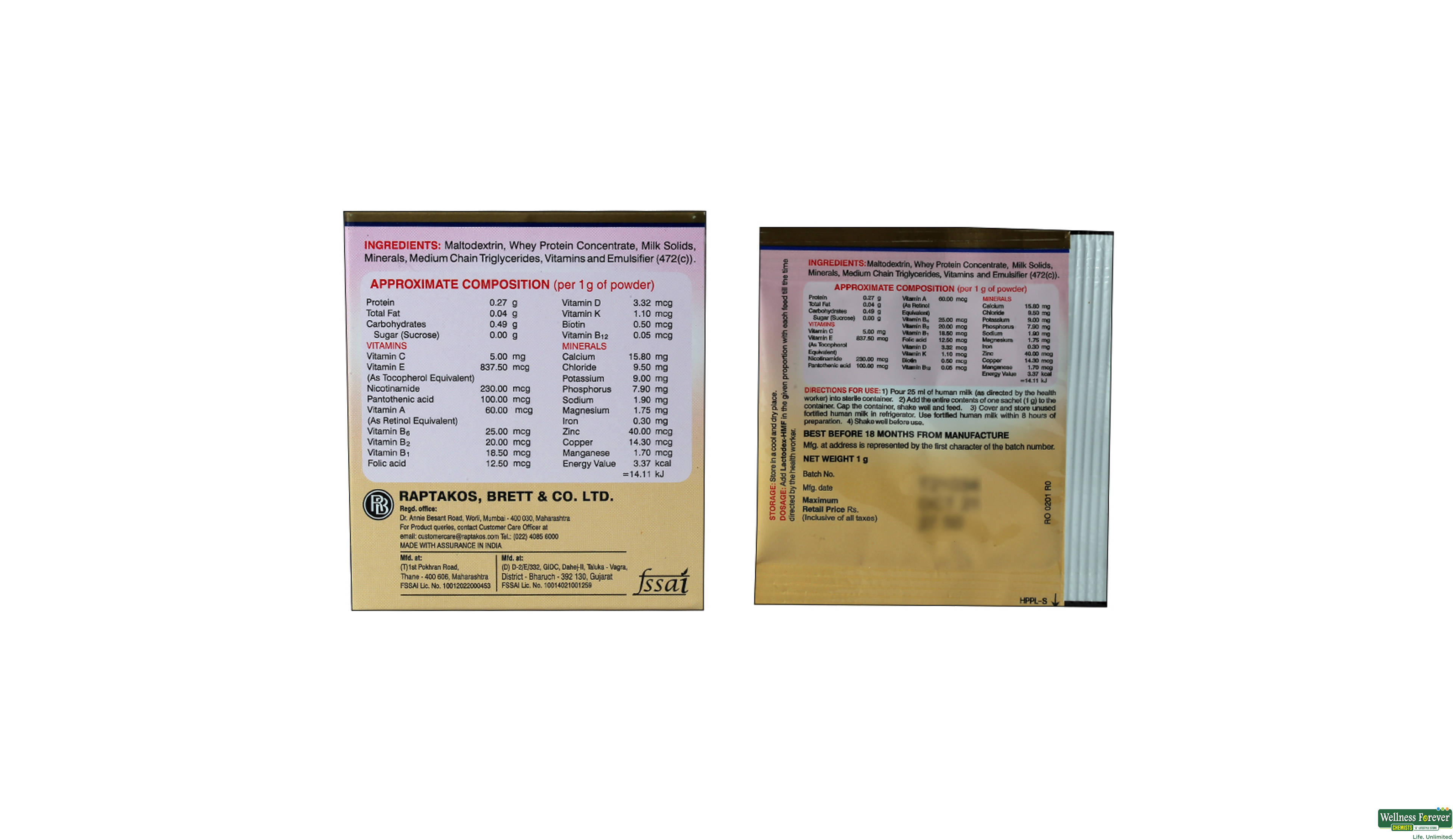 LACTODEX-HMF SACH 1GM ##- 2, 1GM, 