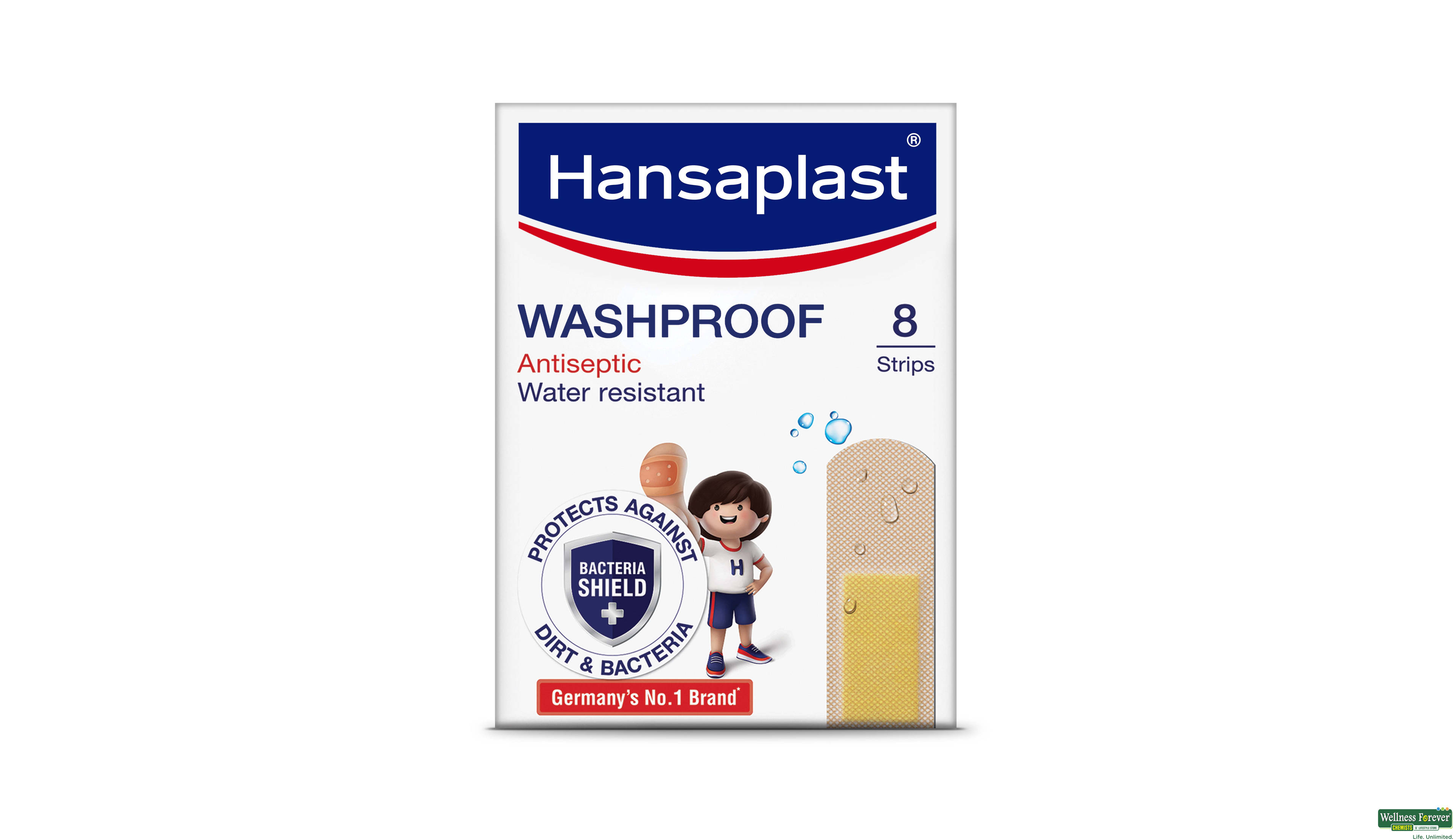 HANSAPLAST WASHPROOF 8PC- 1, 8PC, 