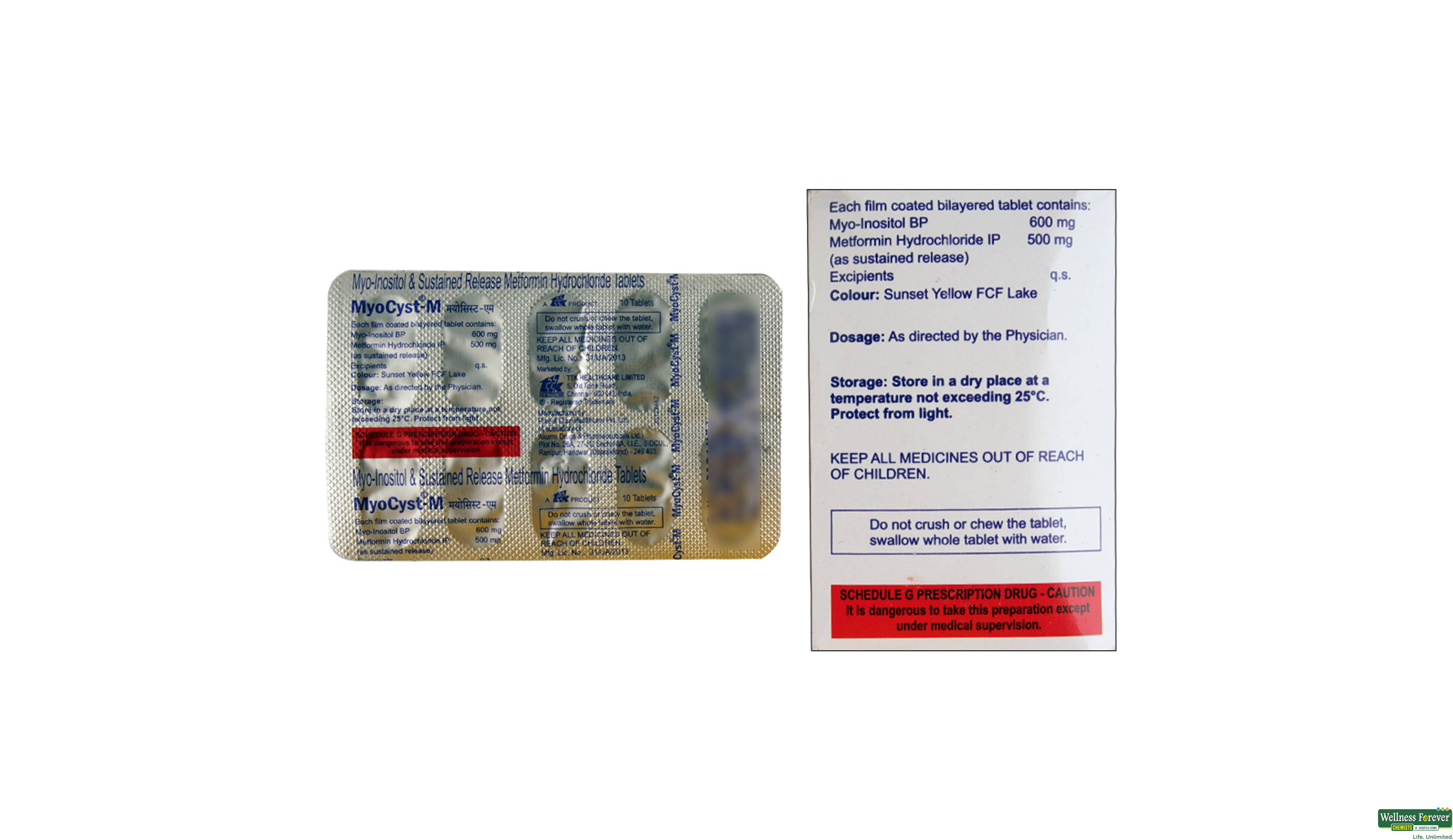 MYOCYST-M 10TAB- 2, 10TAB, 