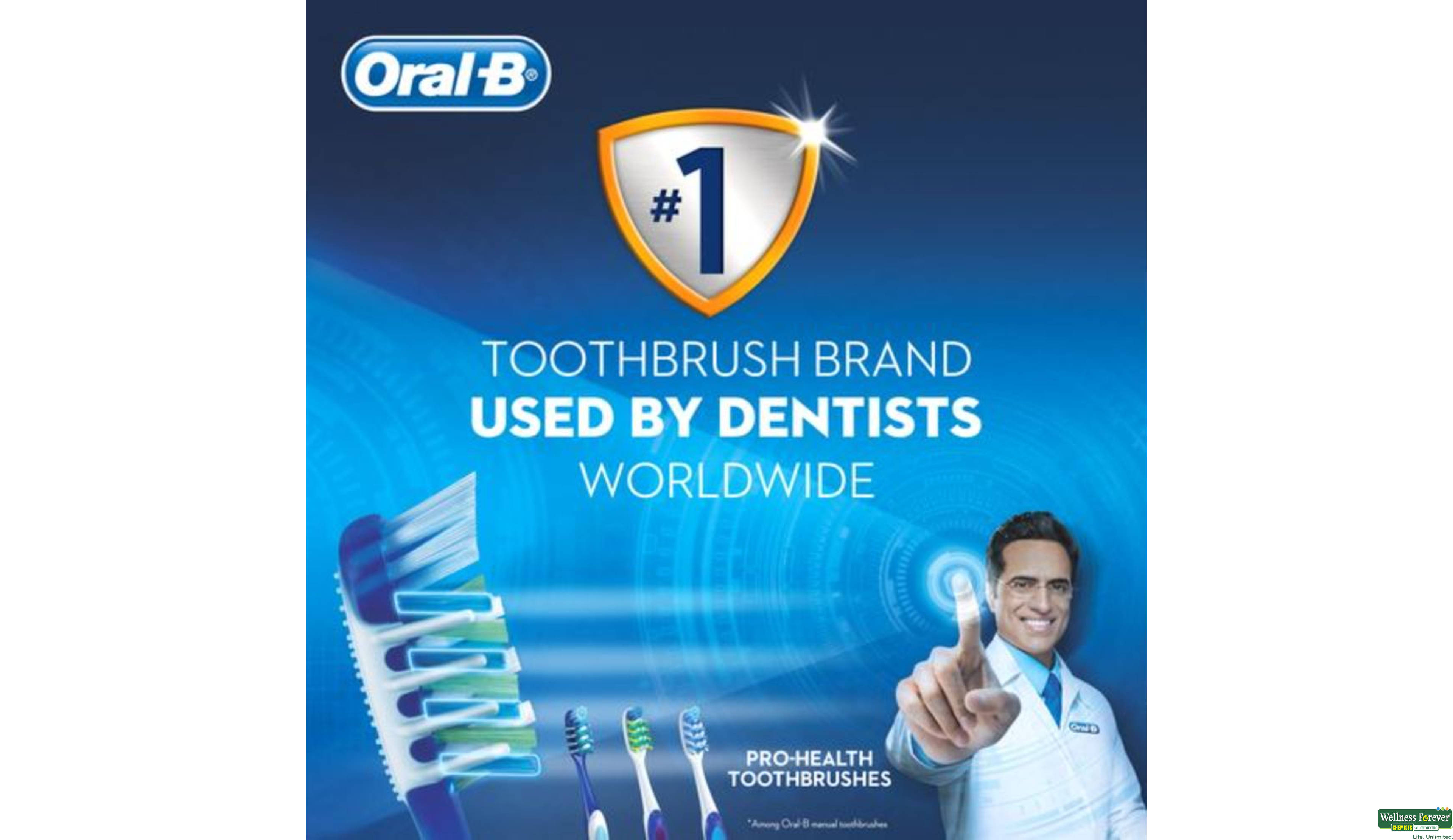 ORAL B T/BRUSH PRO HEA GUMCARE MED40 1PC- 6, 1PC, 