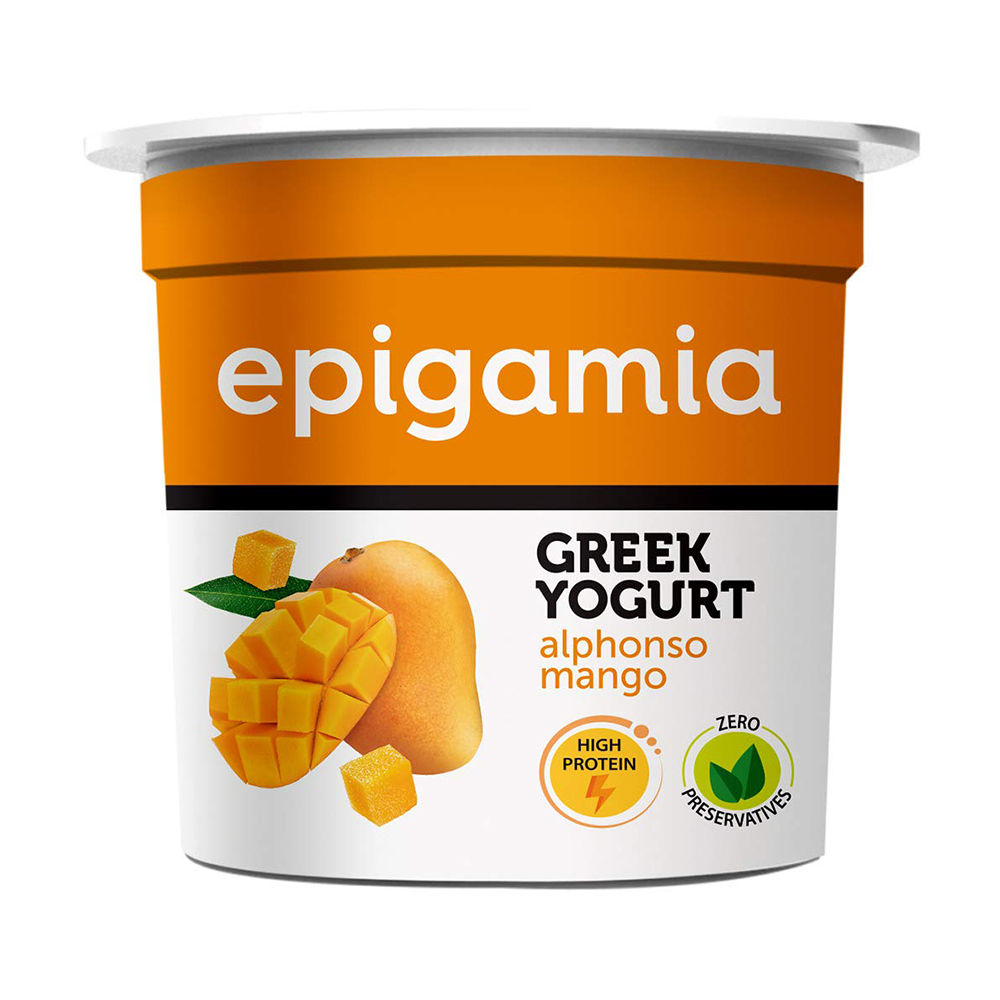 Buy Epigamia Greek Yogurt Natural 90 Gm Online At Best Price of Rs 55 -  bigbasket