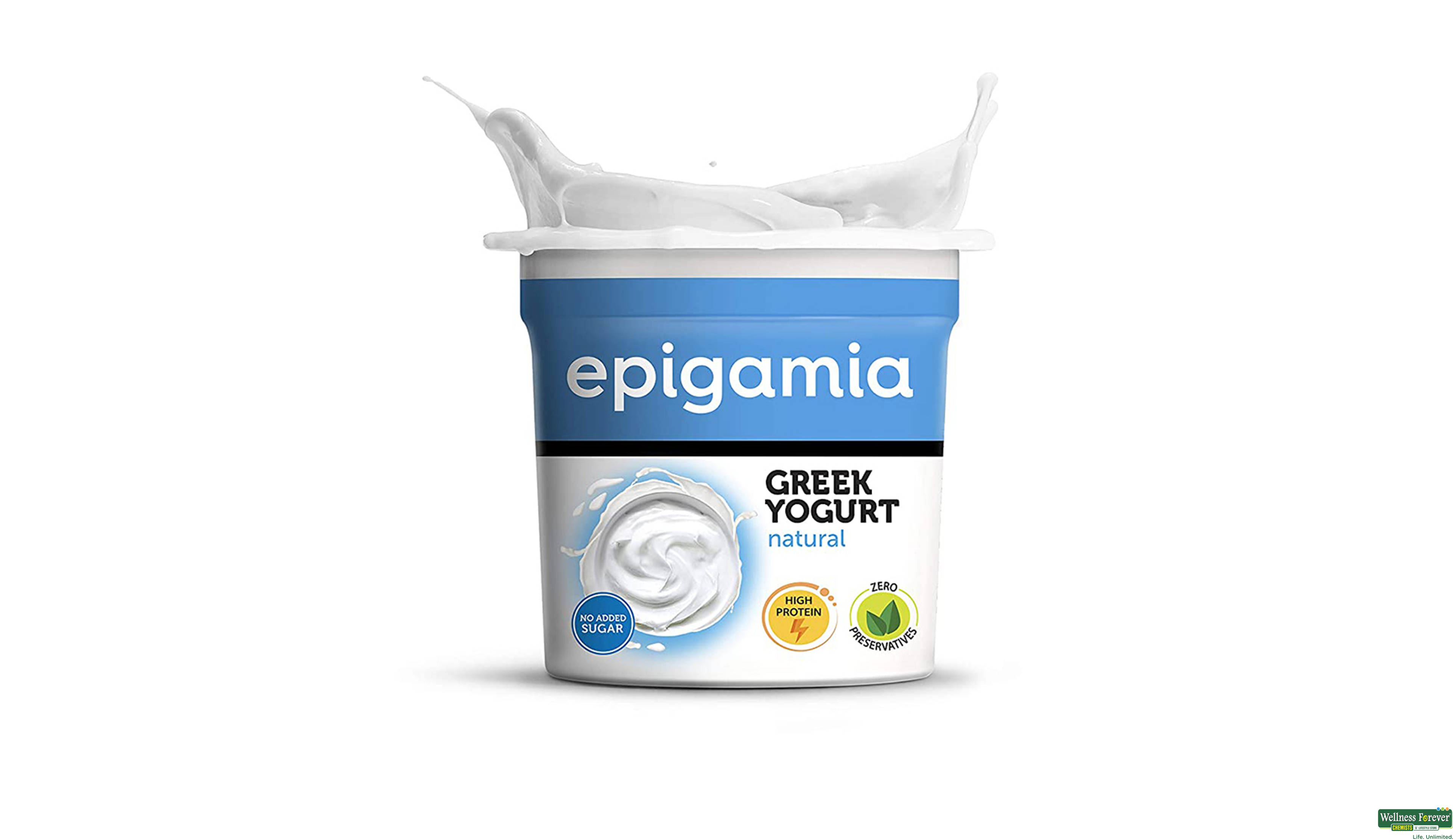 EPIGAMIA GREEK YOGURT NATURAL 85GM- 6, 85GM, 