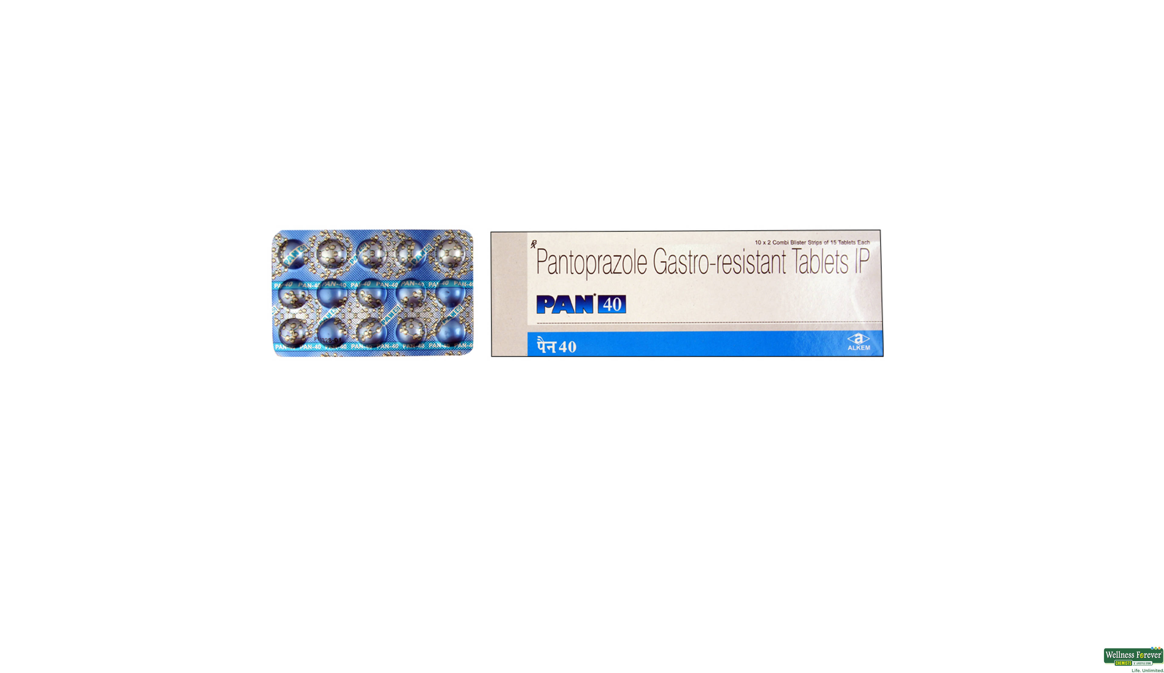 PAN 40MG 15TAB- 1, 15TAB, 