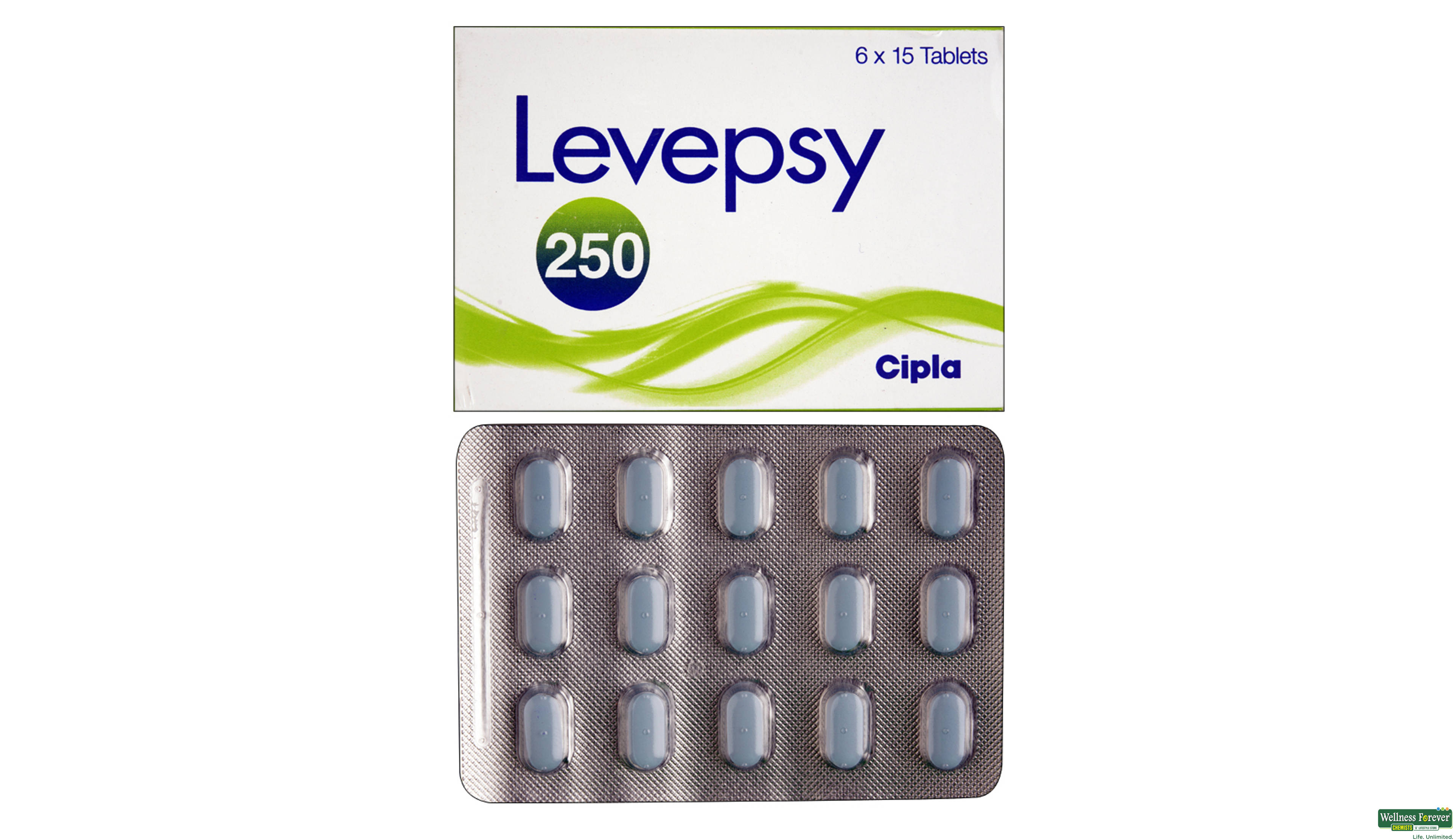 LEVEPSY 250MG 15TAB- 1, 15TAB, 