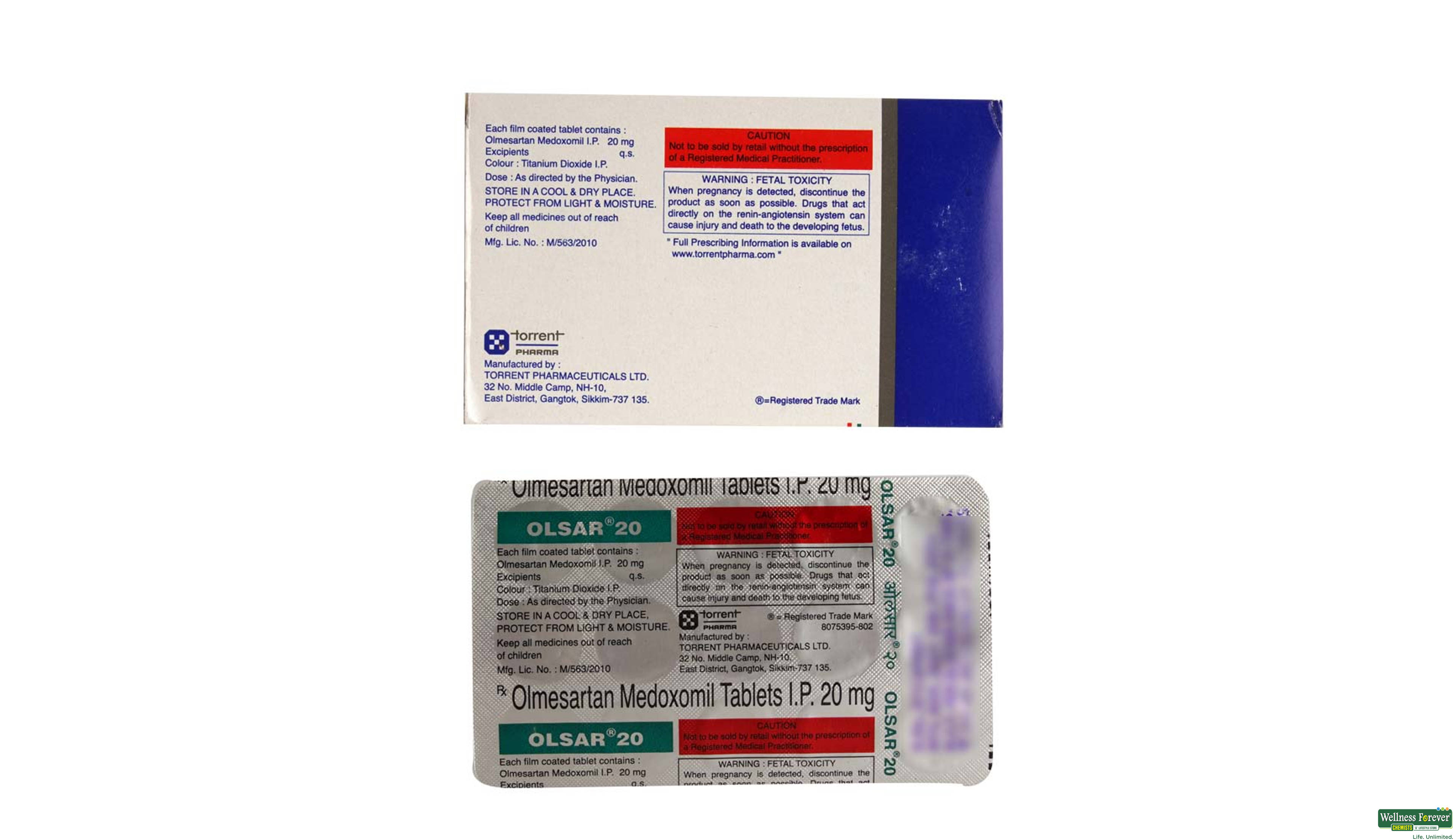 OLSAR 20MG 15TAB- 2, 15TAB, 