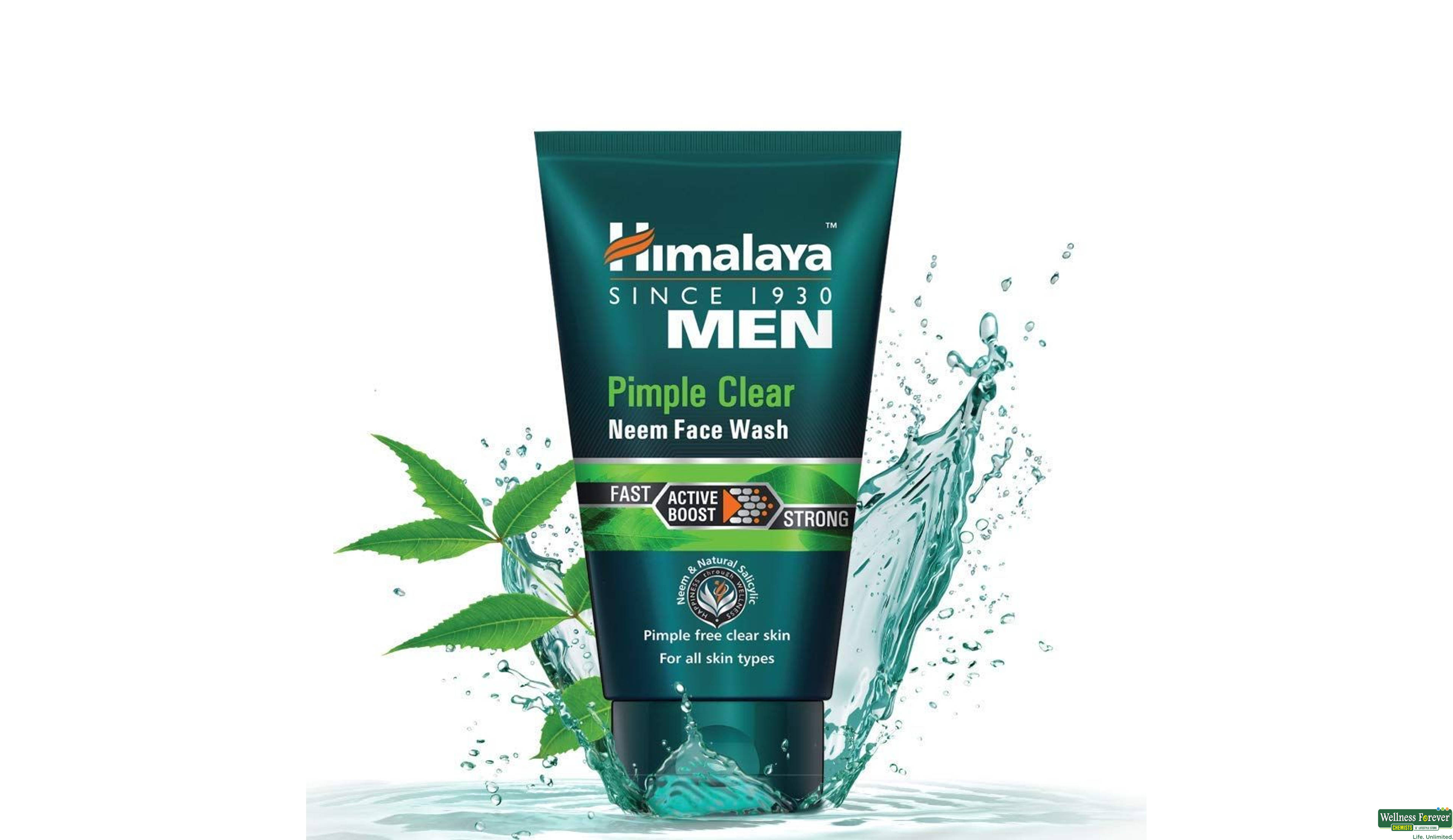 HIMA F/WASH MEN PIMPLE CLEAR NEEM 50ML- 2, 50ML, 