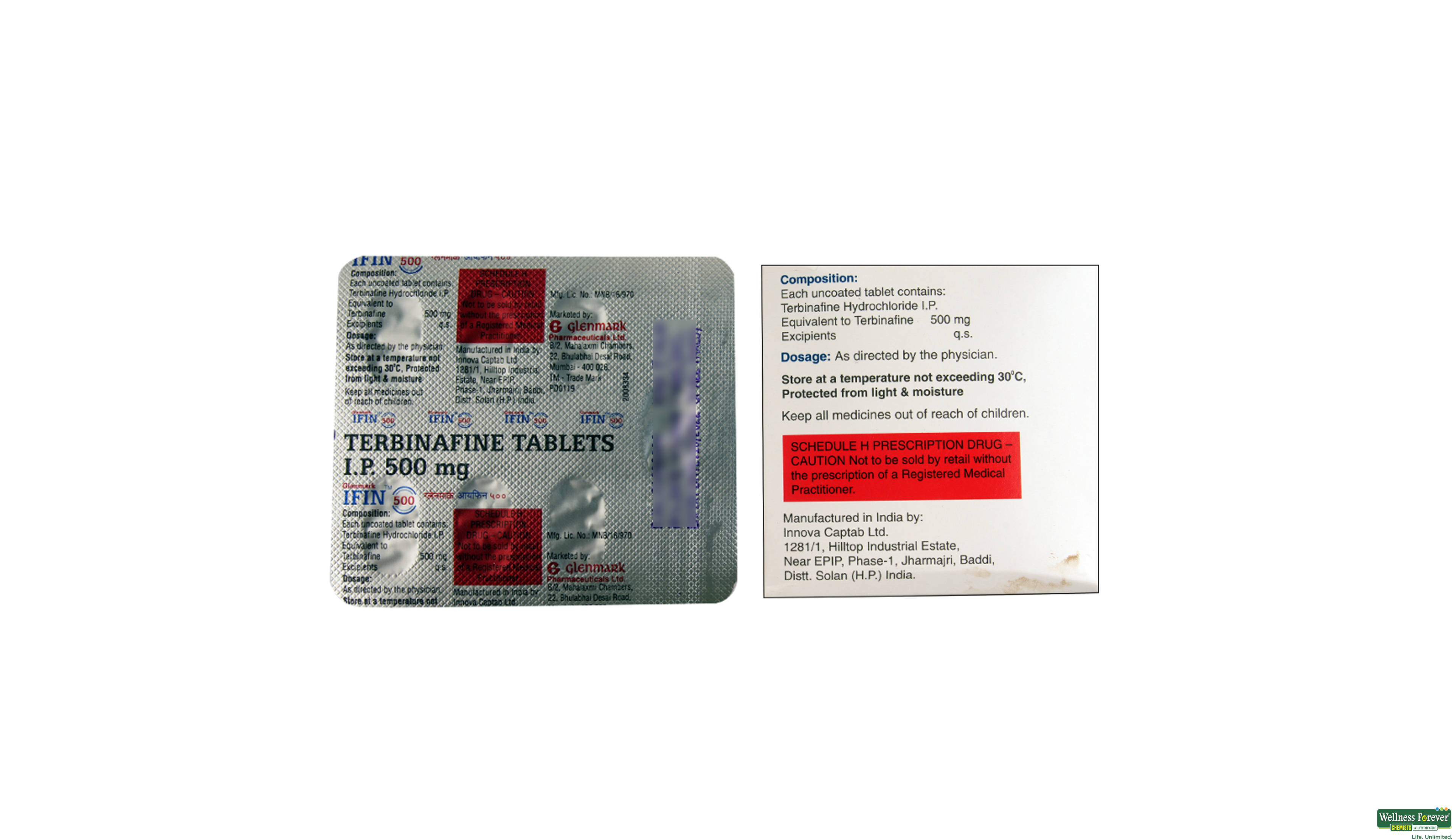 IFIN 500MG 7TAB- 2, 7TAB, null