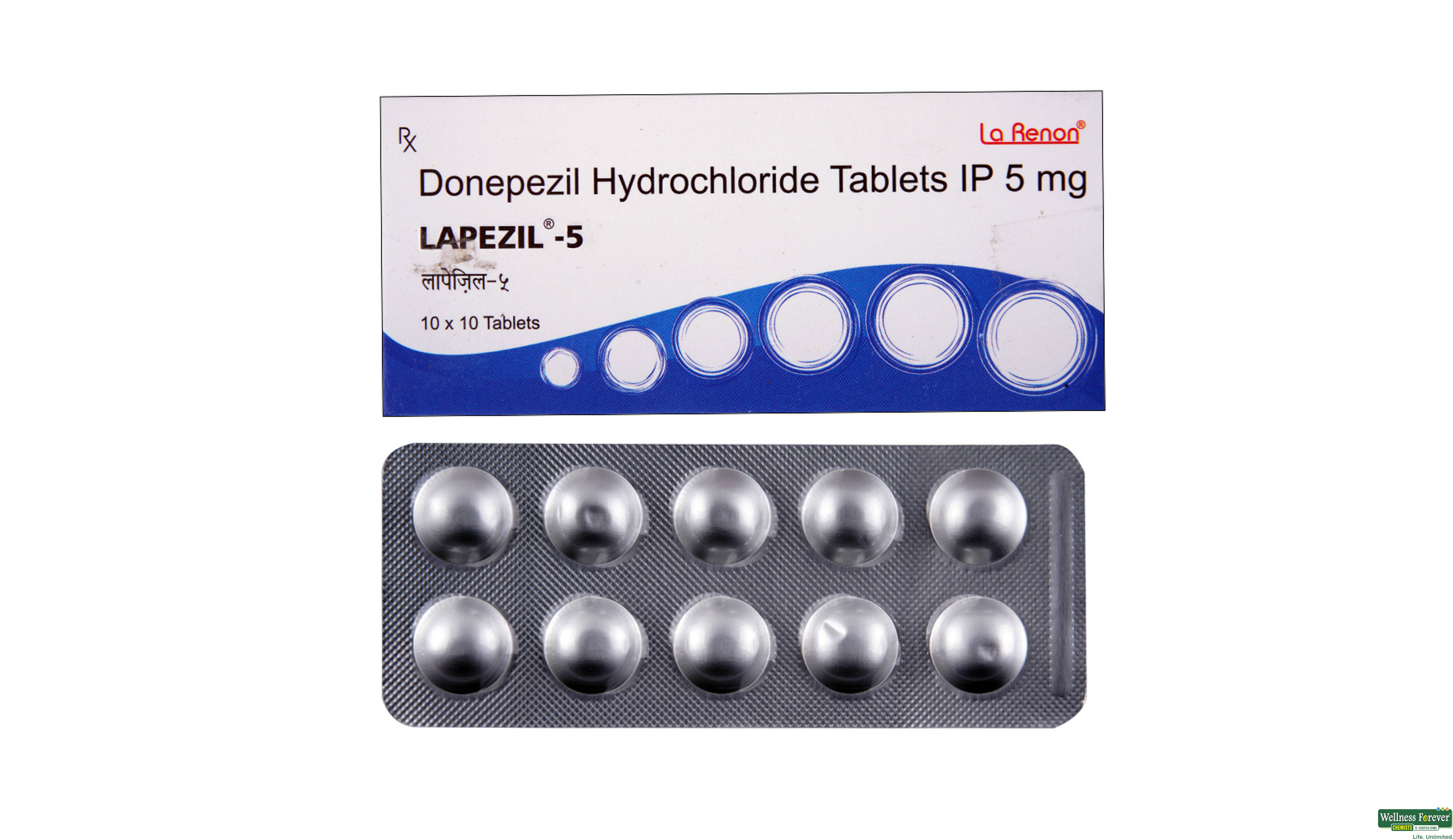 LAPEZIL 5MG 10TAB- 1, 10TAB, 