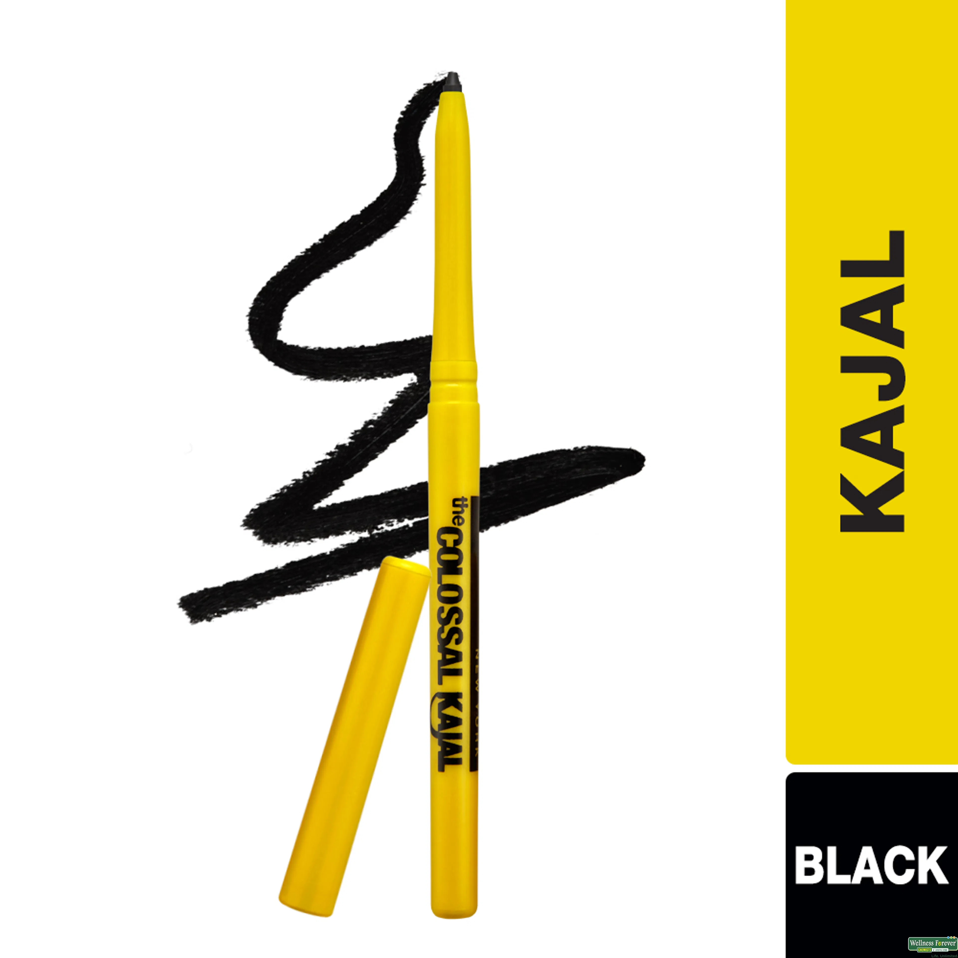 MAYBELLINE E/KAJAL SUPER BLACK 0.35GM-image