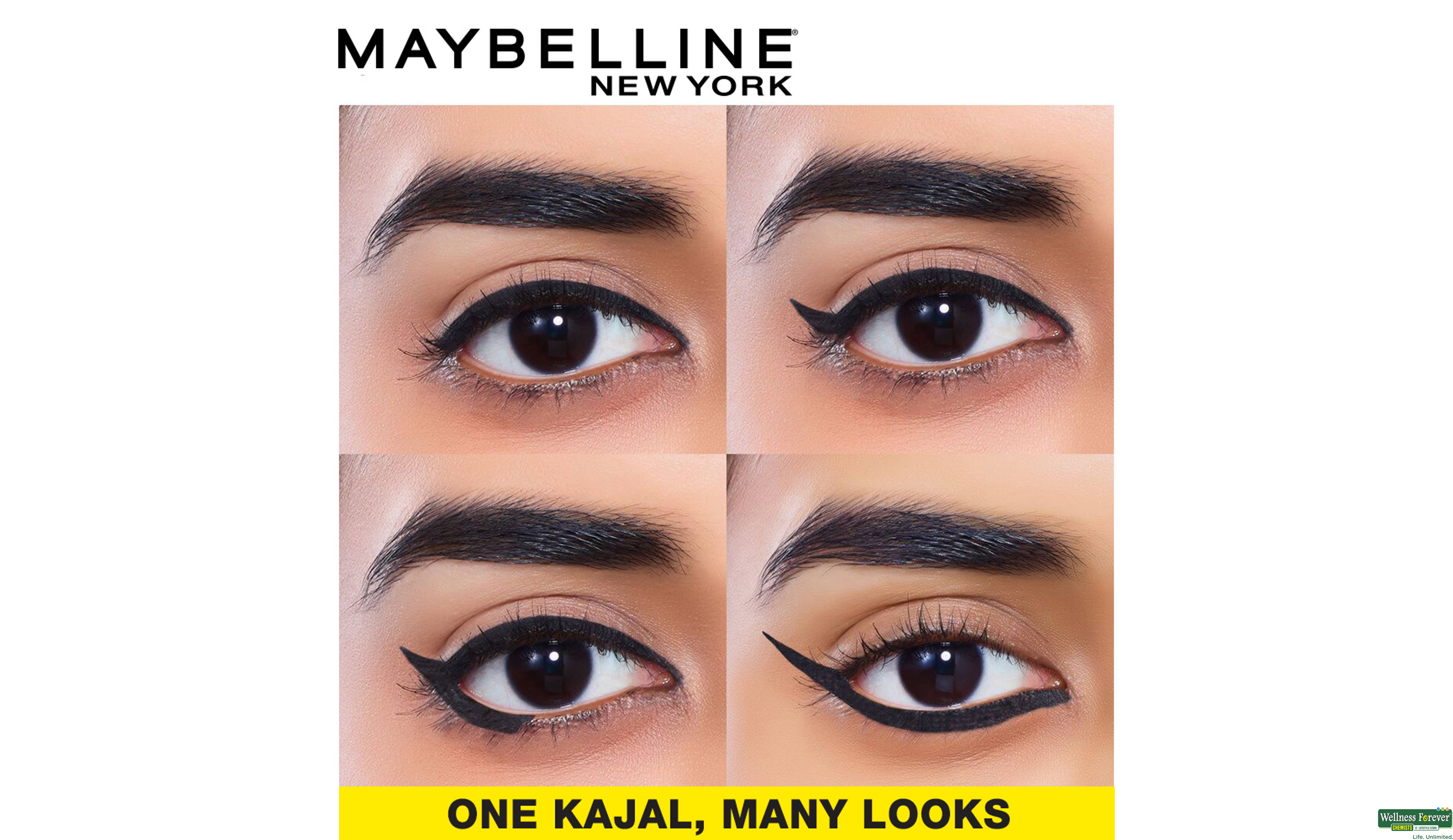 MAYBELLINE E/KAJAL SUPER BLACK 0.35GM- 4, 0.35GM, 