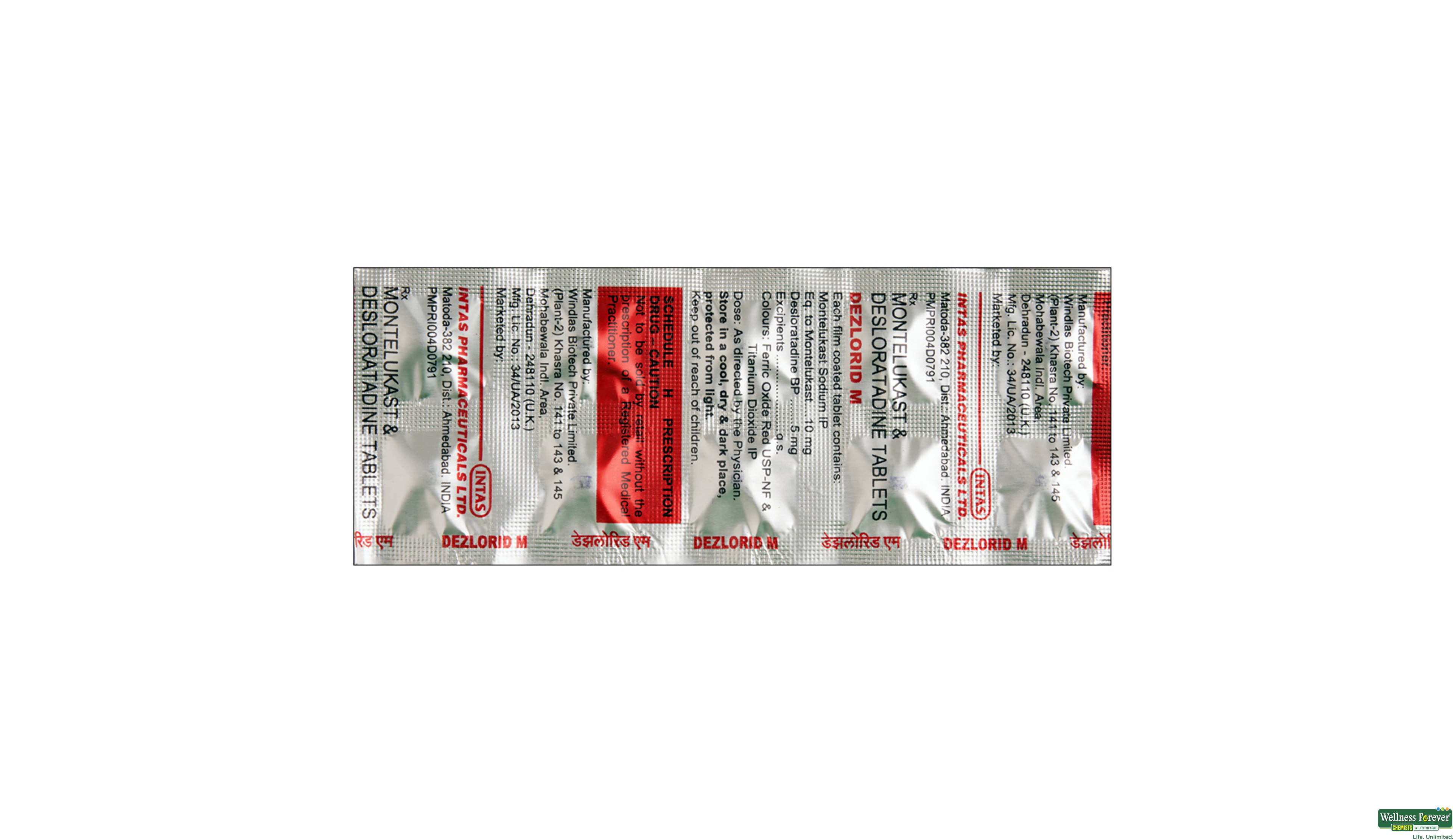 DEZLORID-M 10TAB- 1, 10TAB, 