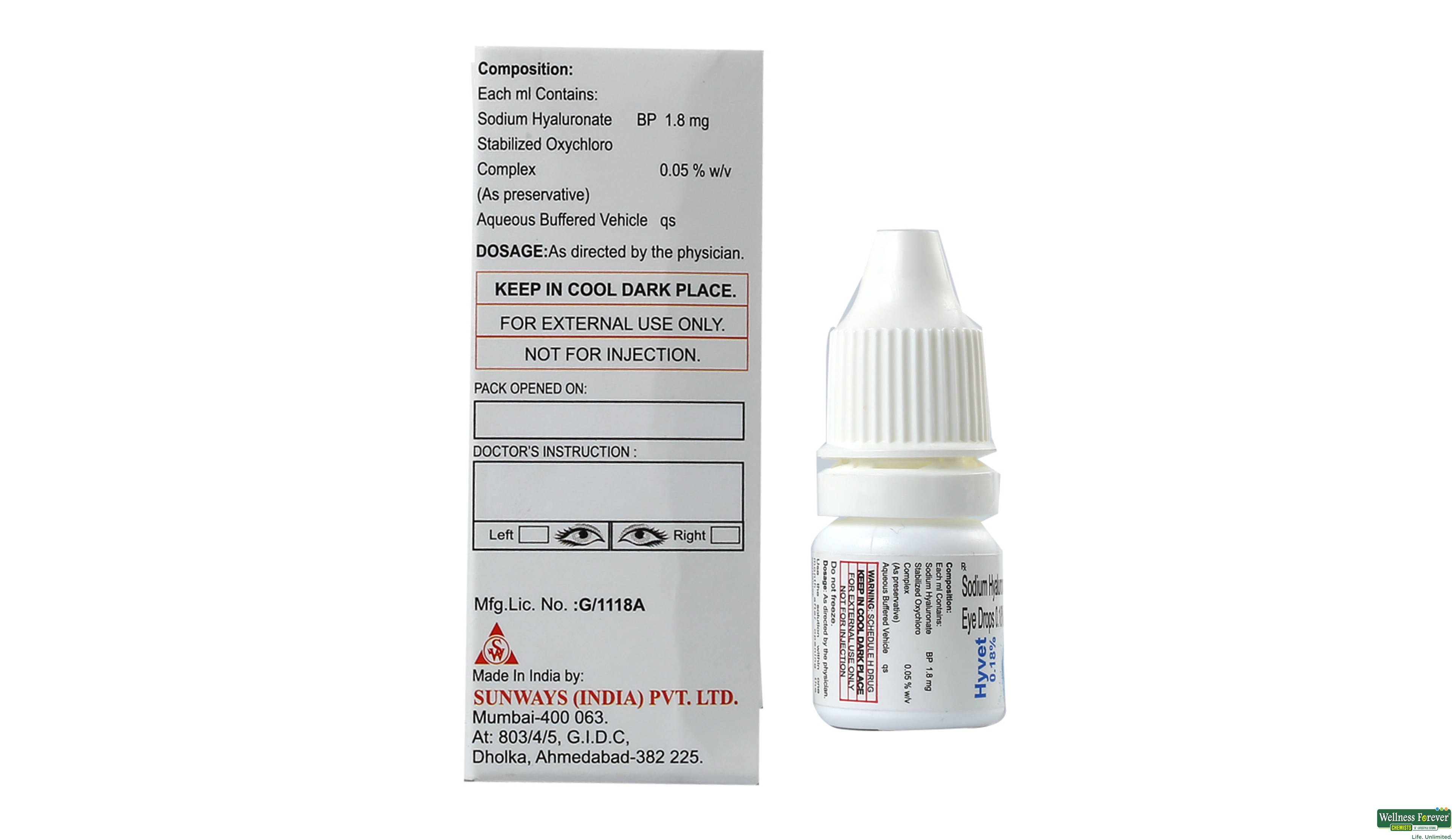 HYVET 0.18% E/DROP 5ML- 2, 5ML, 