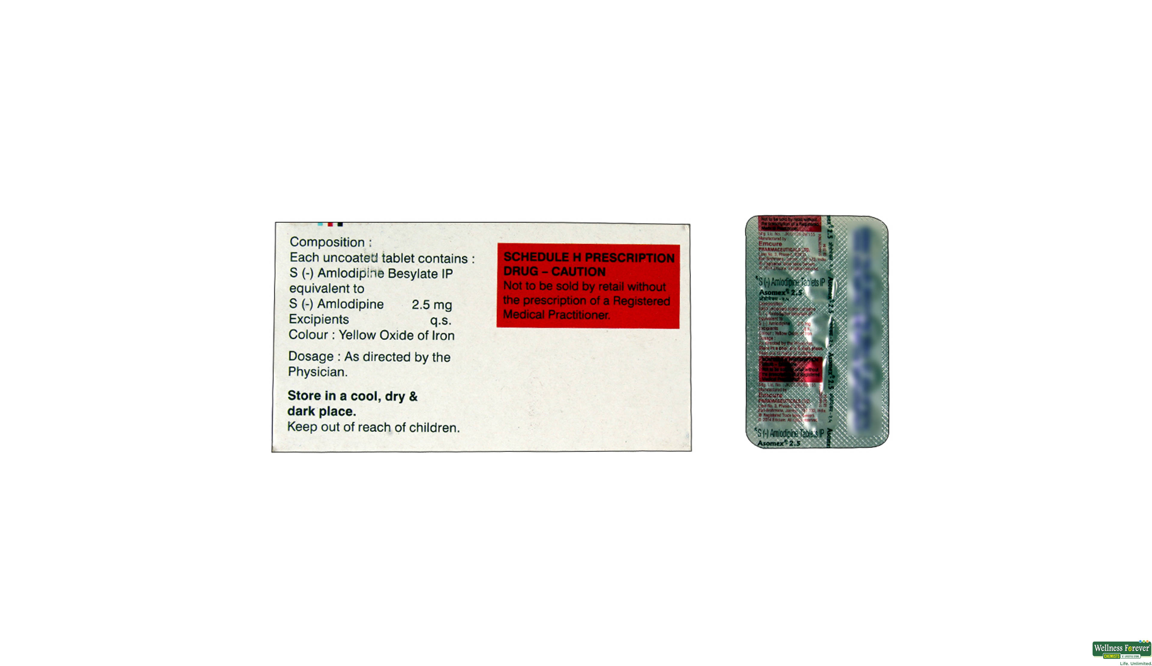 ASOMEX 2.5MG 15TAB- 2, 15TAB, 