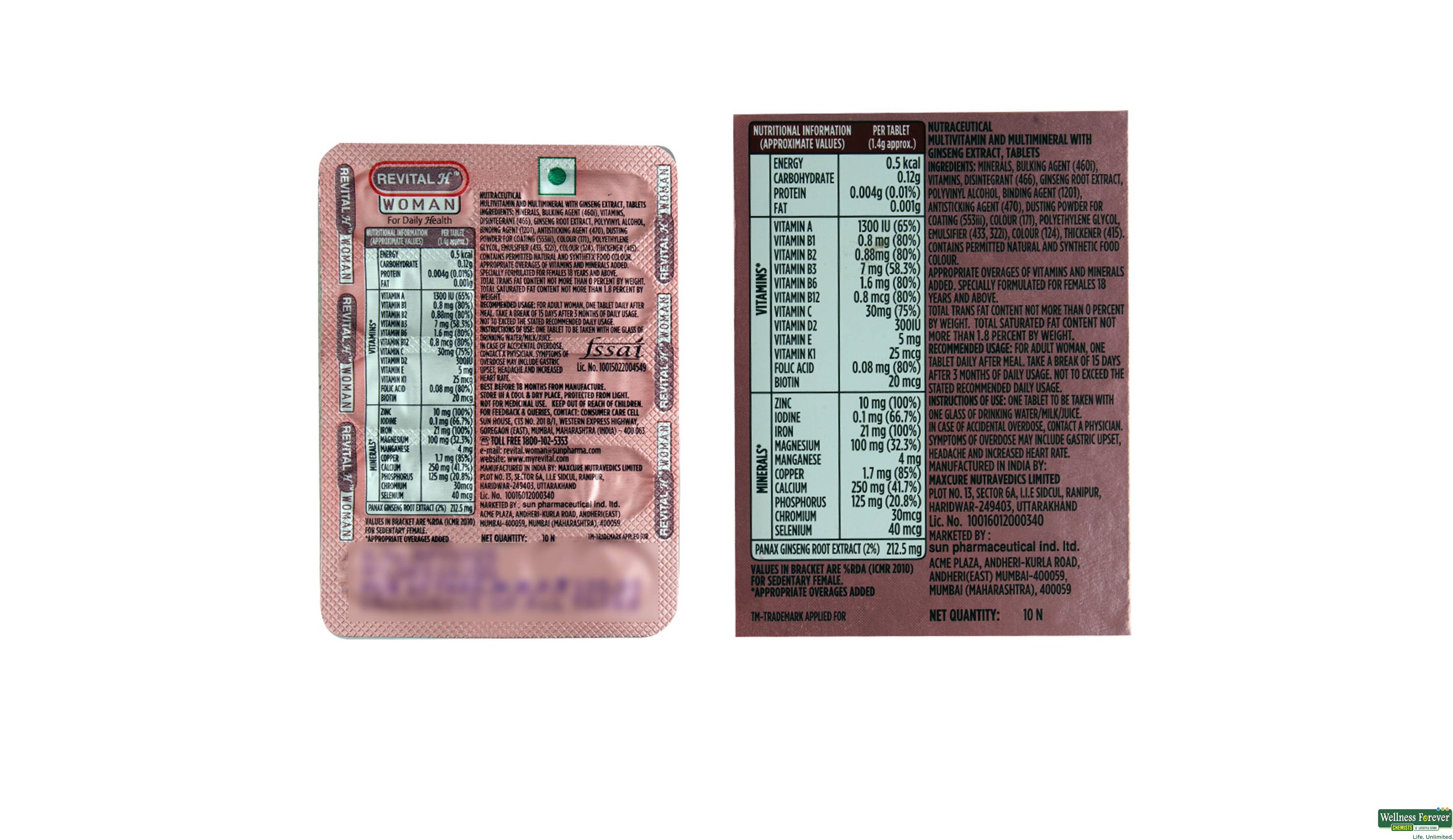 REVITAL-H WOMAN 10TAB- 2, 10TAB, 